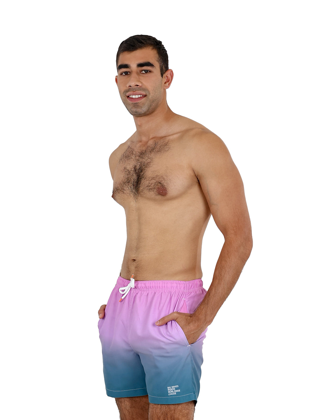 Purple Ombre Swim Shorts