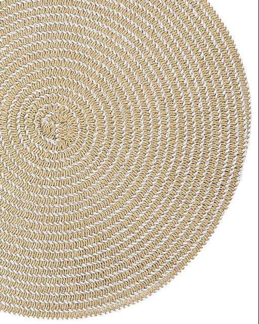 Natural Woven Spiral Placemat