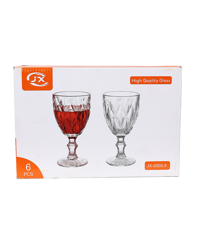 Classic Clear 6 Pack Wine Glass