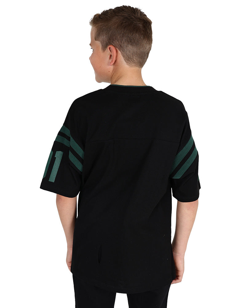 Short Sleeve Black "91" Graphic T-Shirts