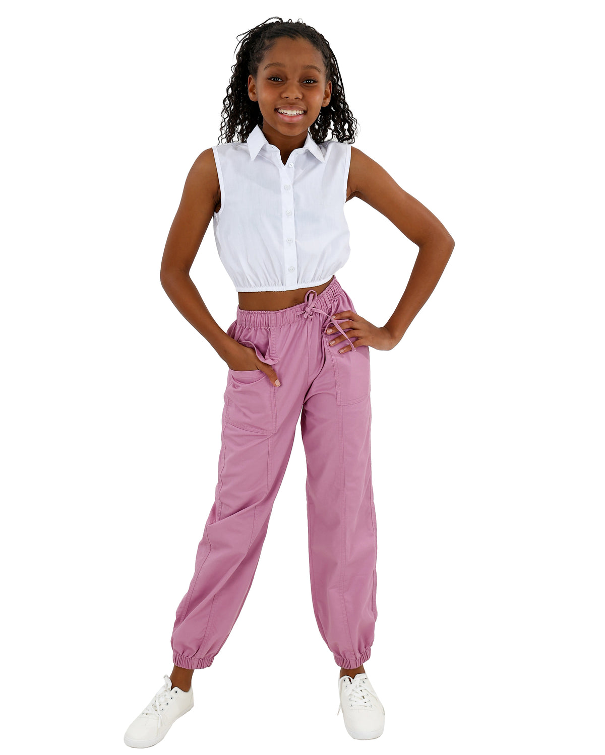 Elasticated Cargo Jogger Pants