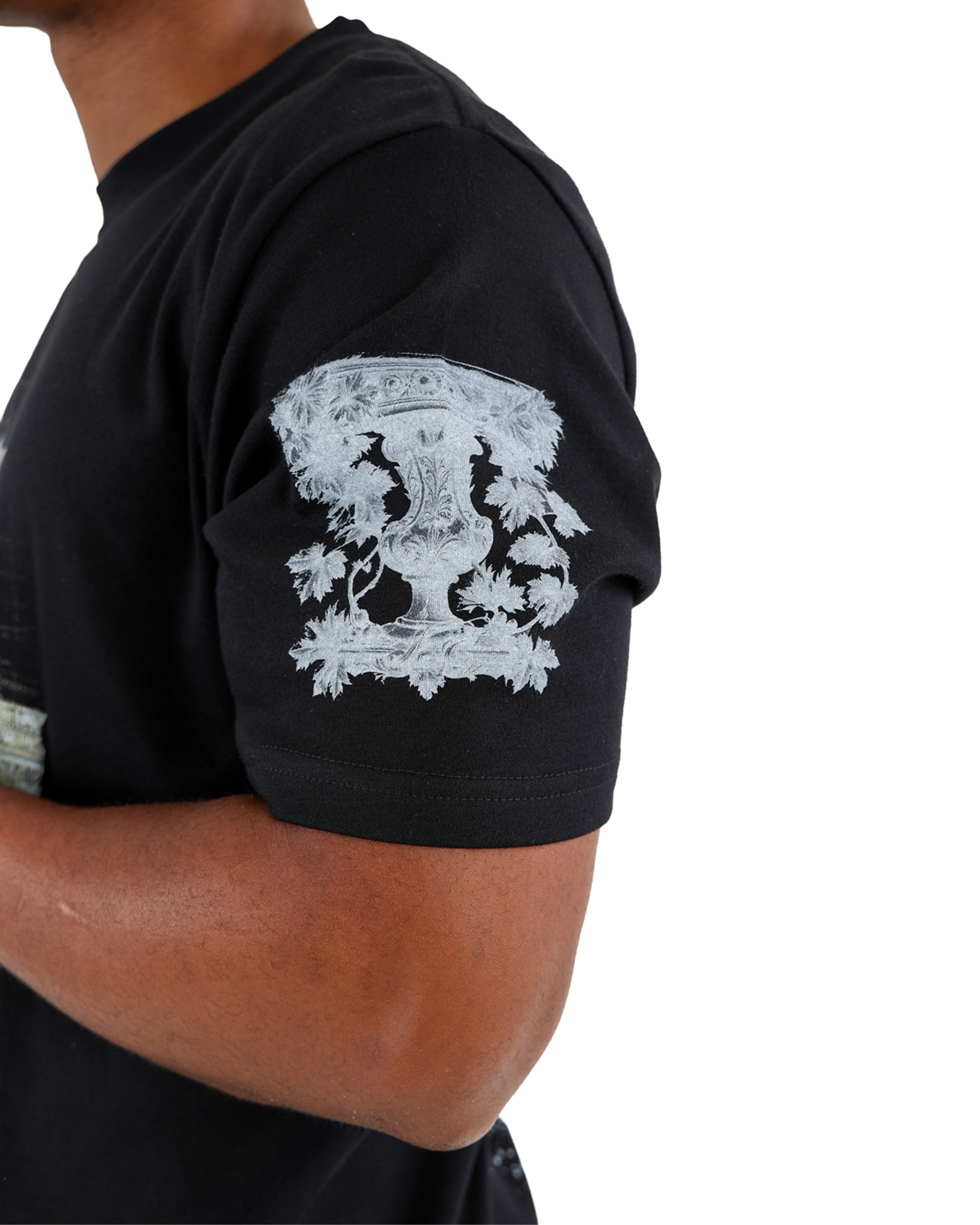 Short Sleeve Protection Graphic Print T-Shirt