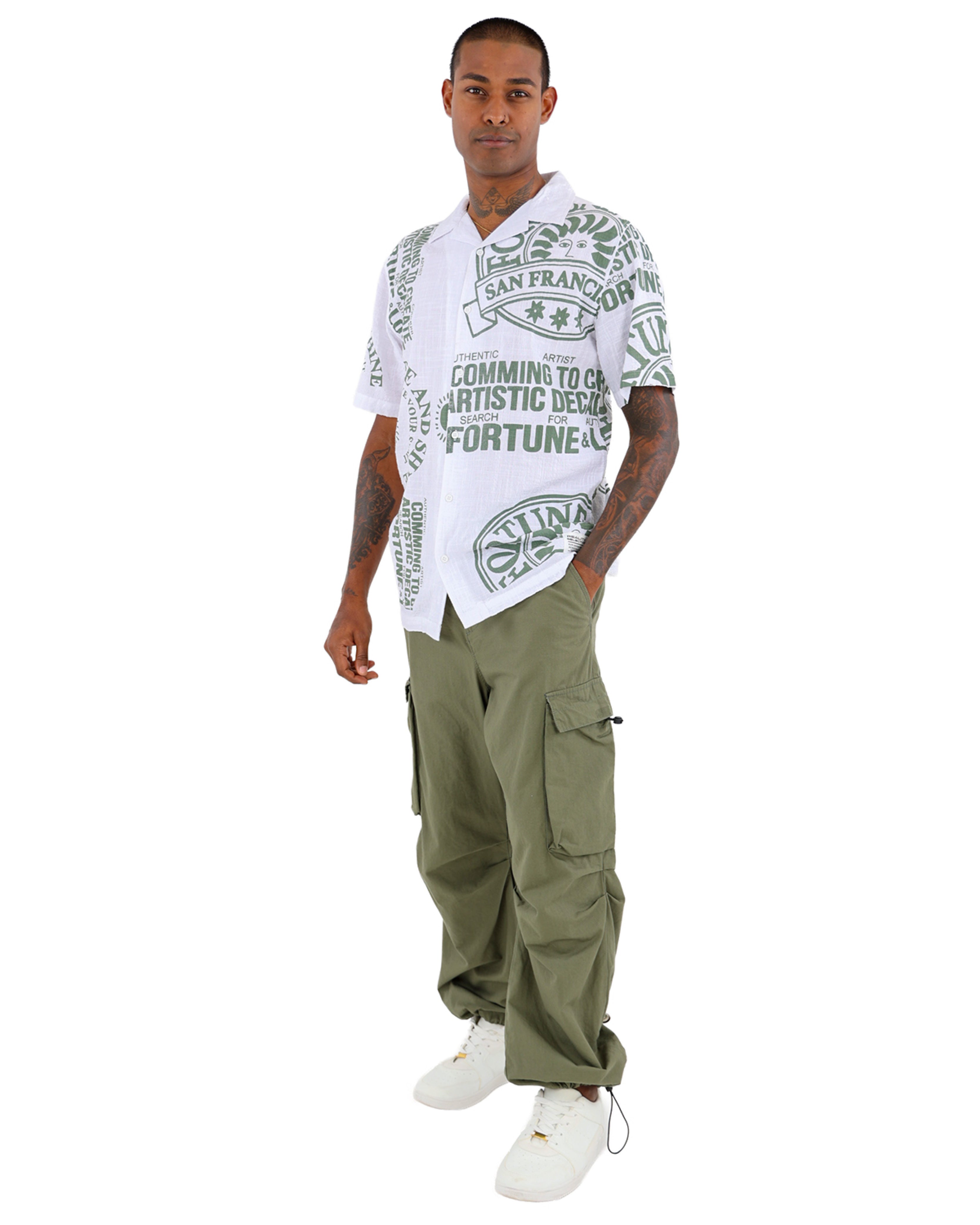 Olive Ripstop Cargo Pants
