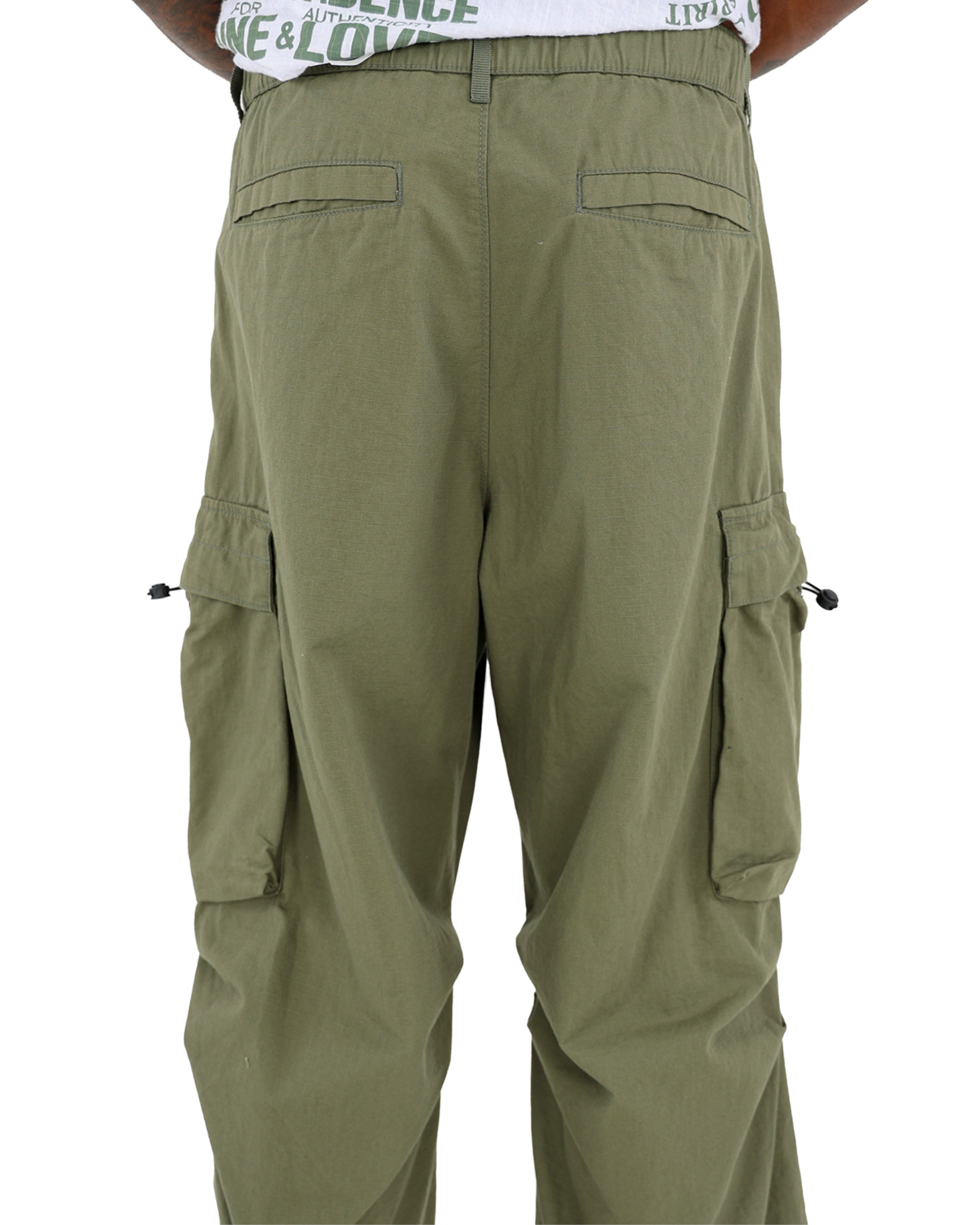 Olive Ripstop Cargo Pants