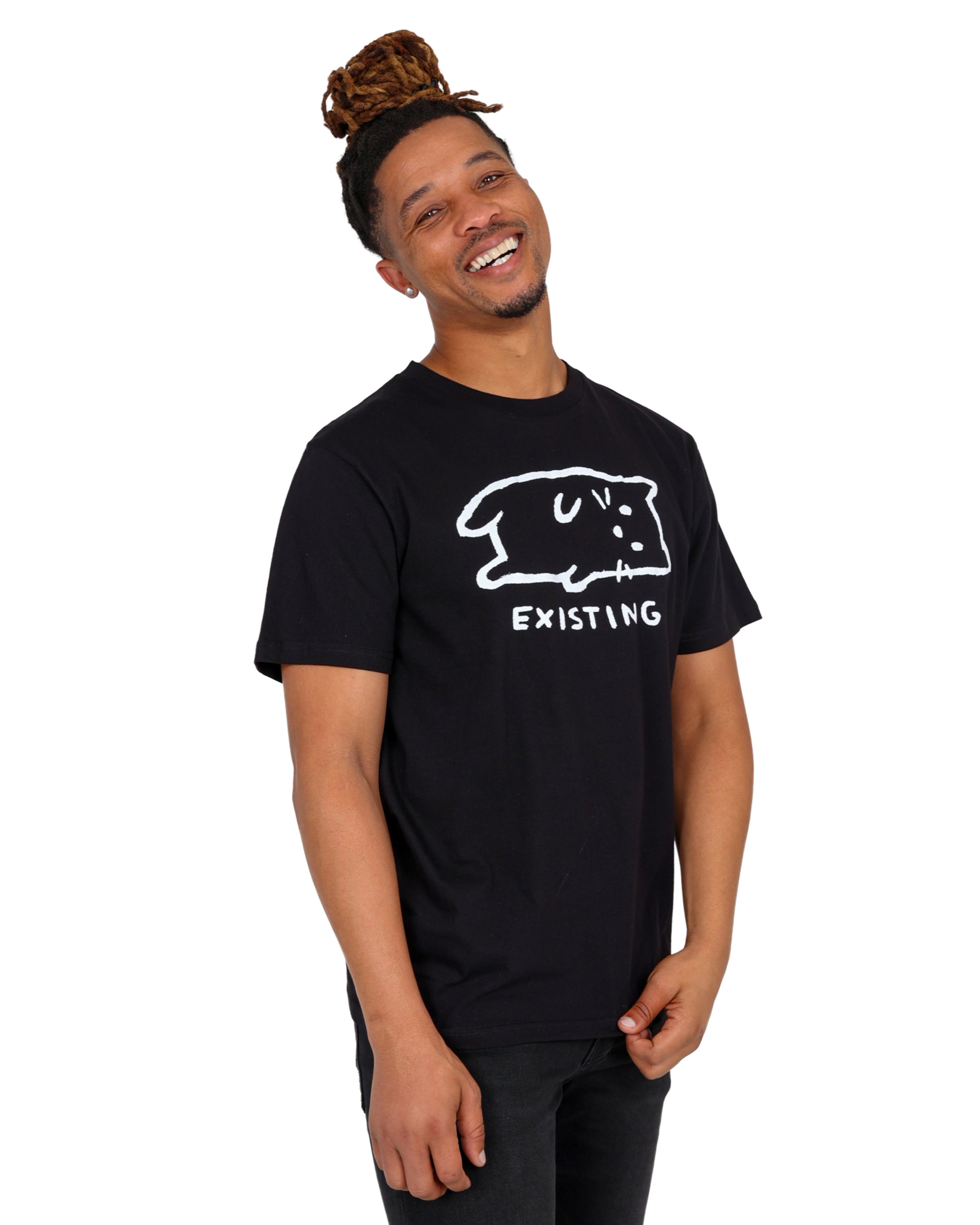 "Existing" Statement Graphic Short Sleeve T-Shirt