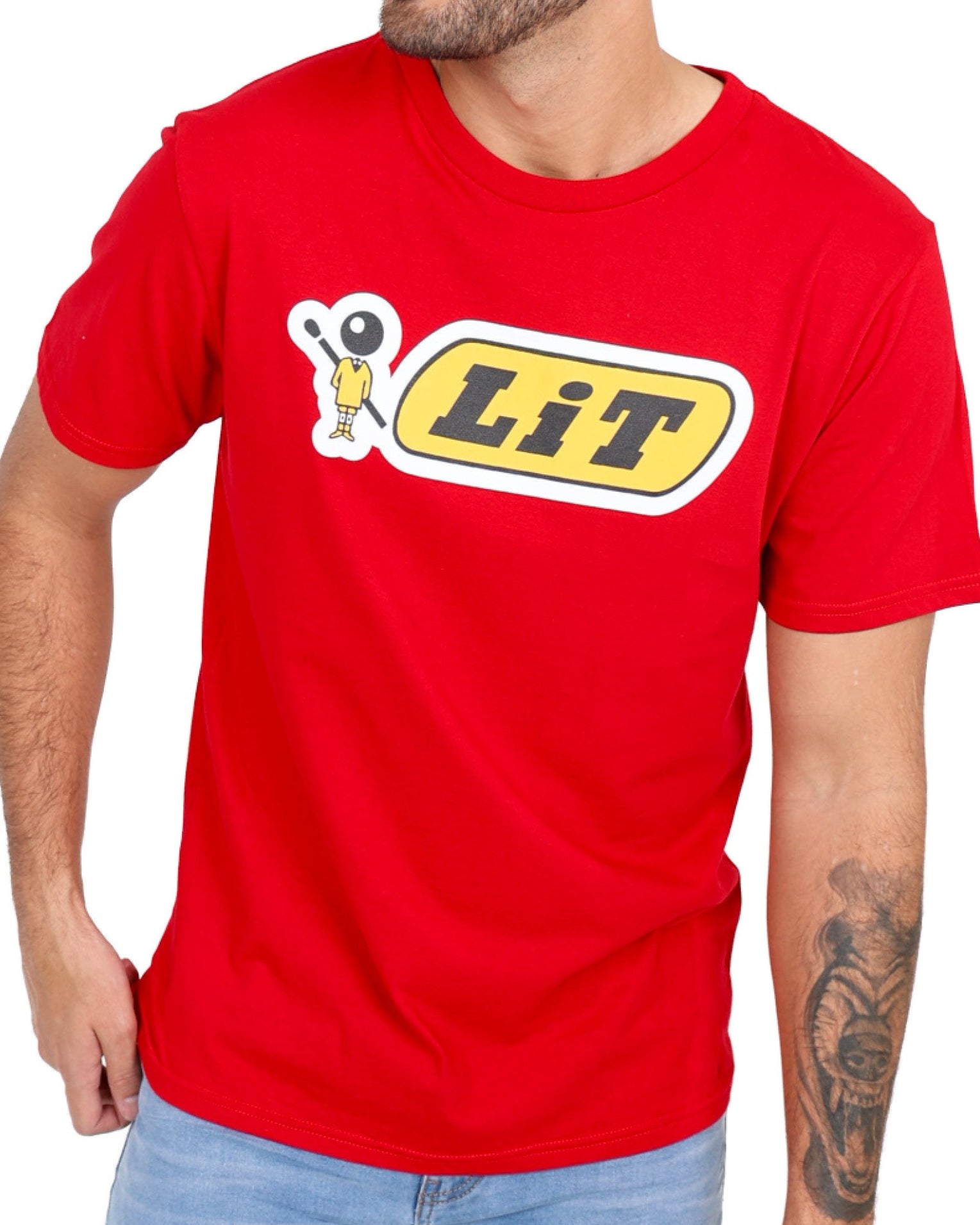 Short Sleeve Red "LiT" T-Shirt