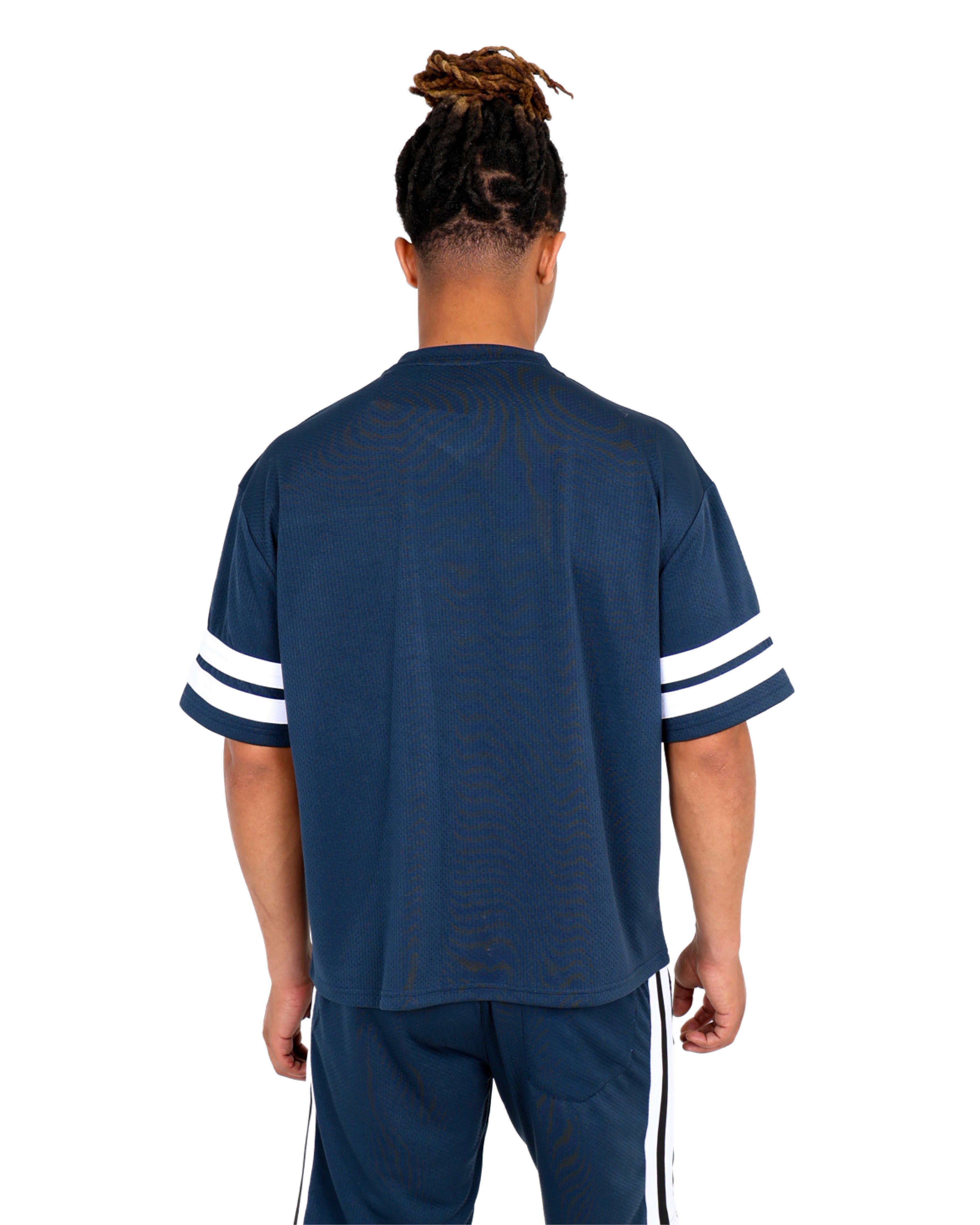 Short Sleeve Navy New York Baseball T-Shirt