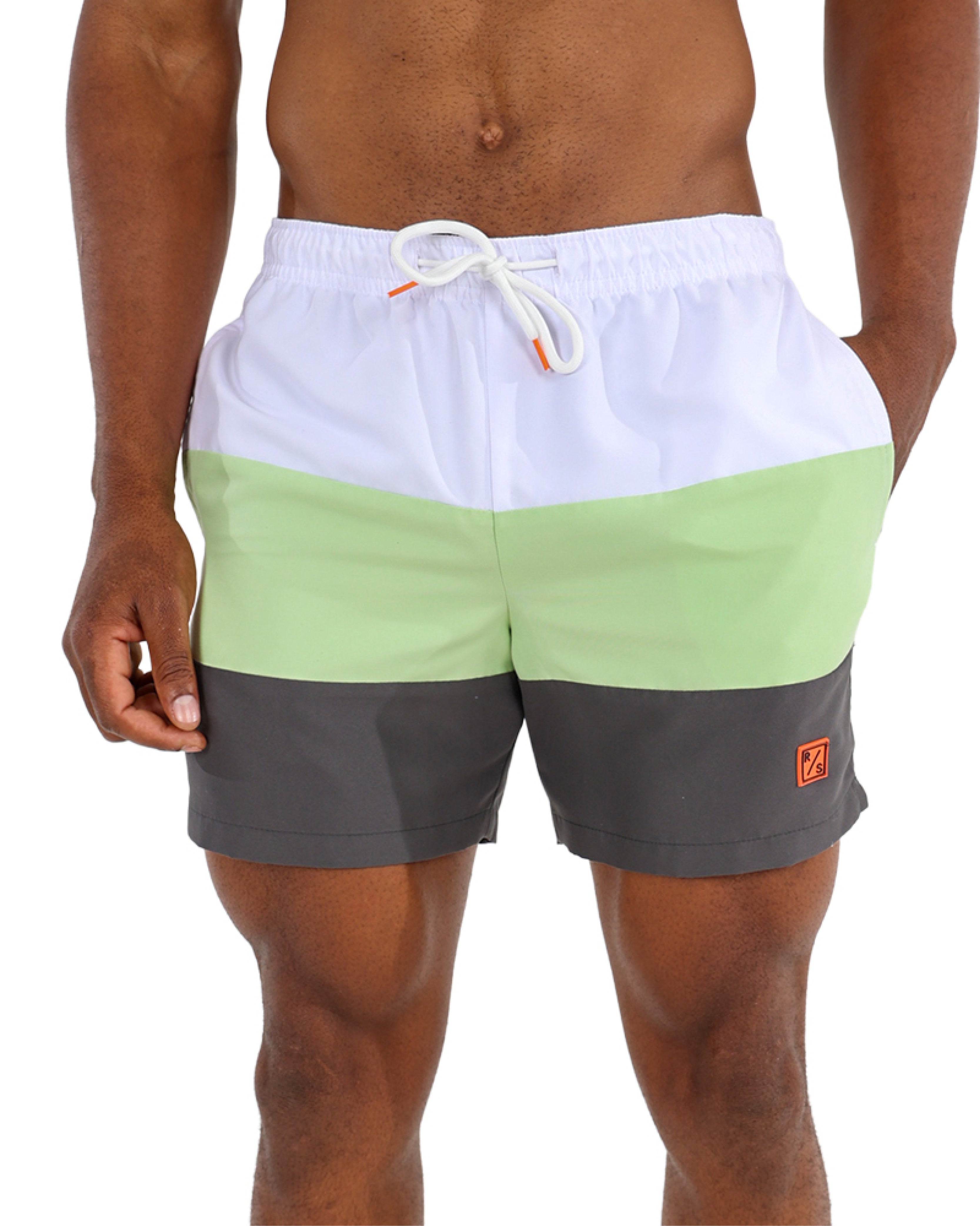 Colour Block Swim Shorts