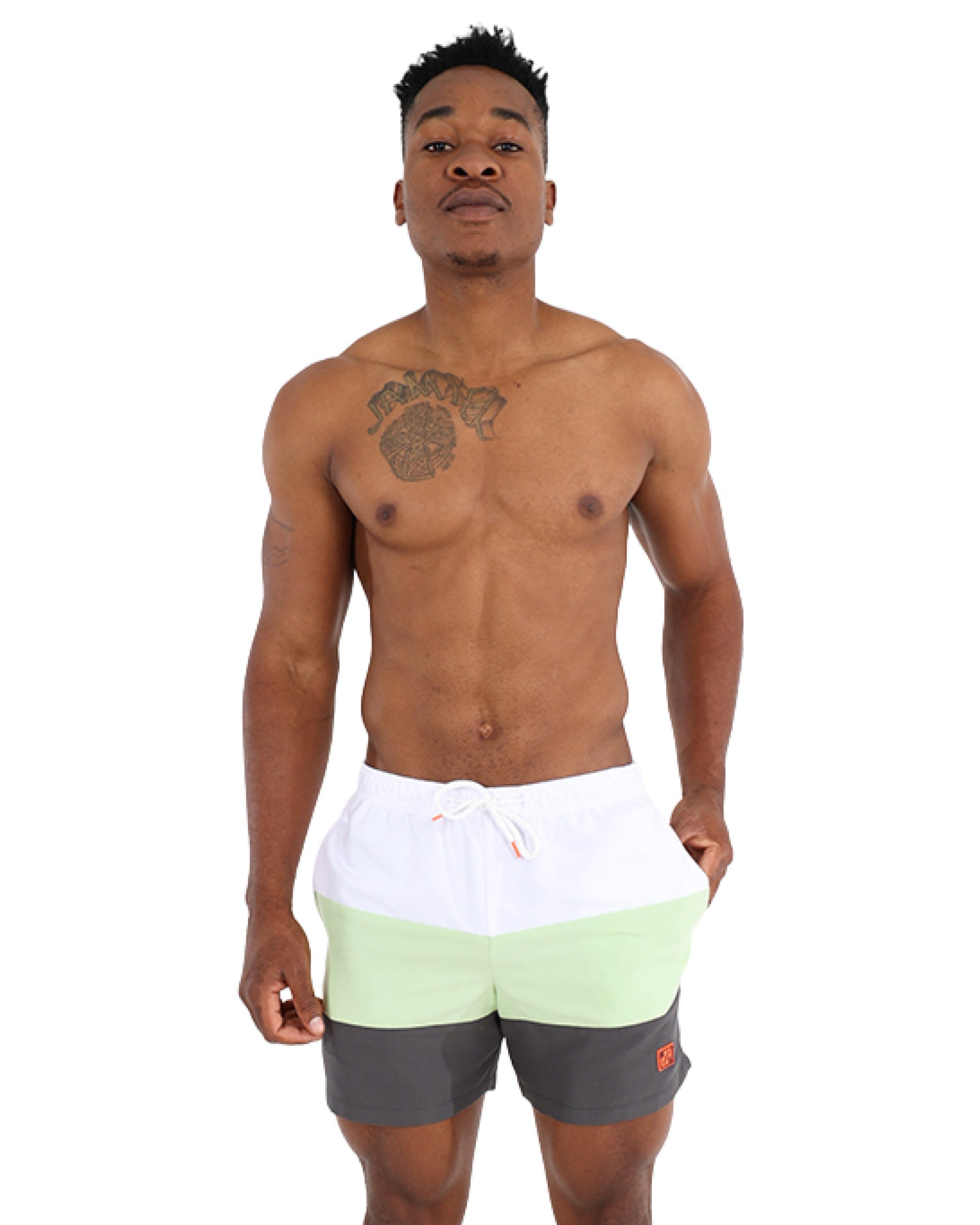 Colour Block Swim Shorts