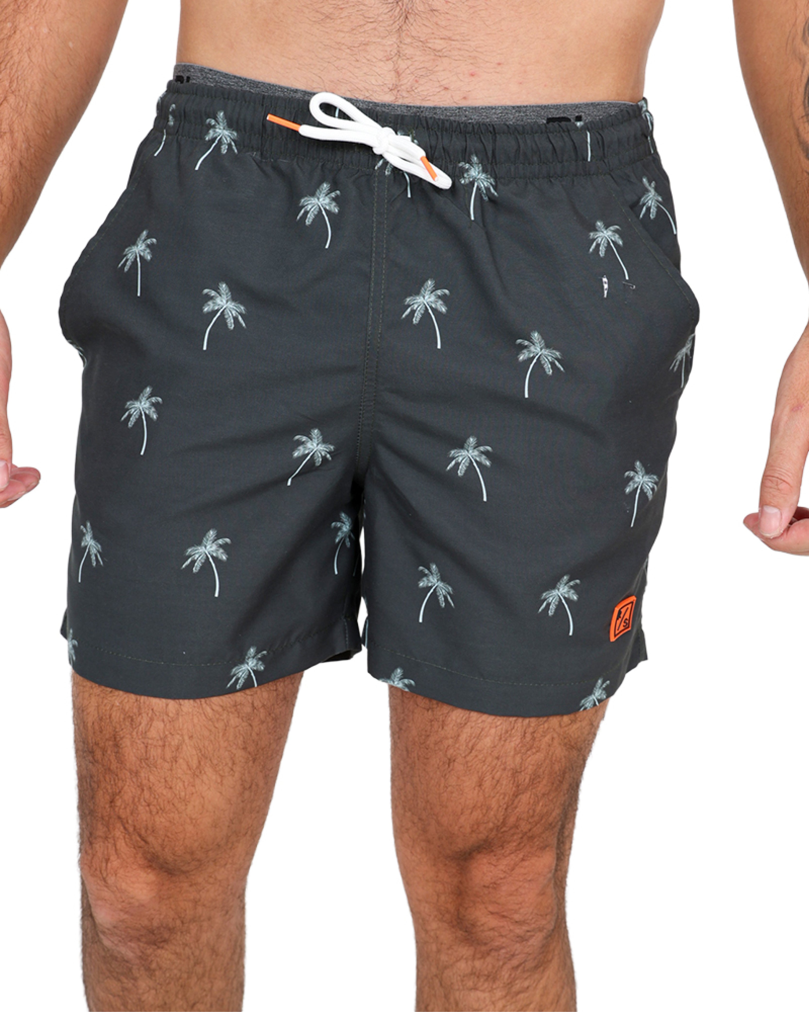 Palm Print Swim Shorts