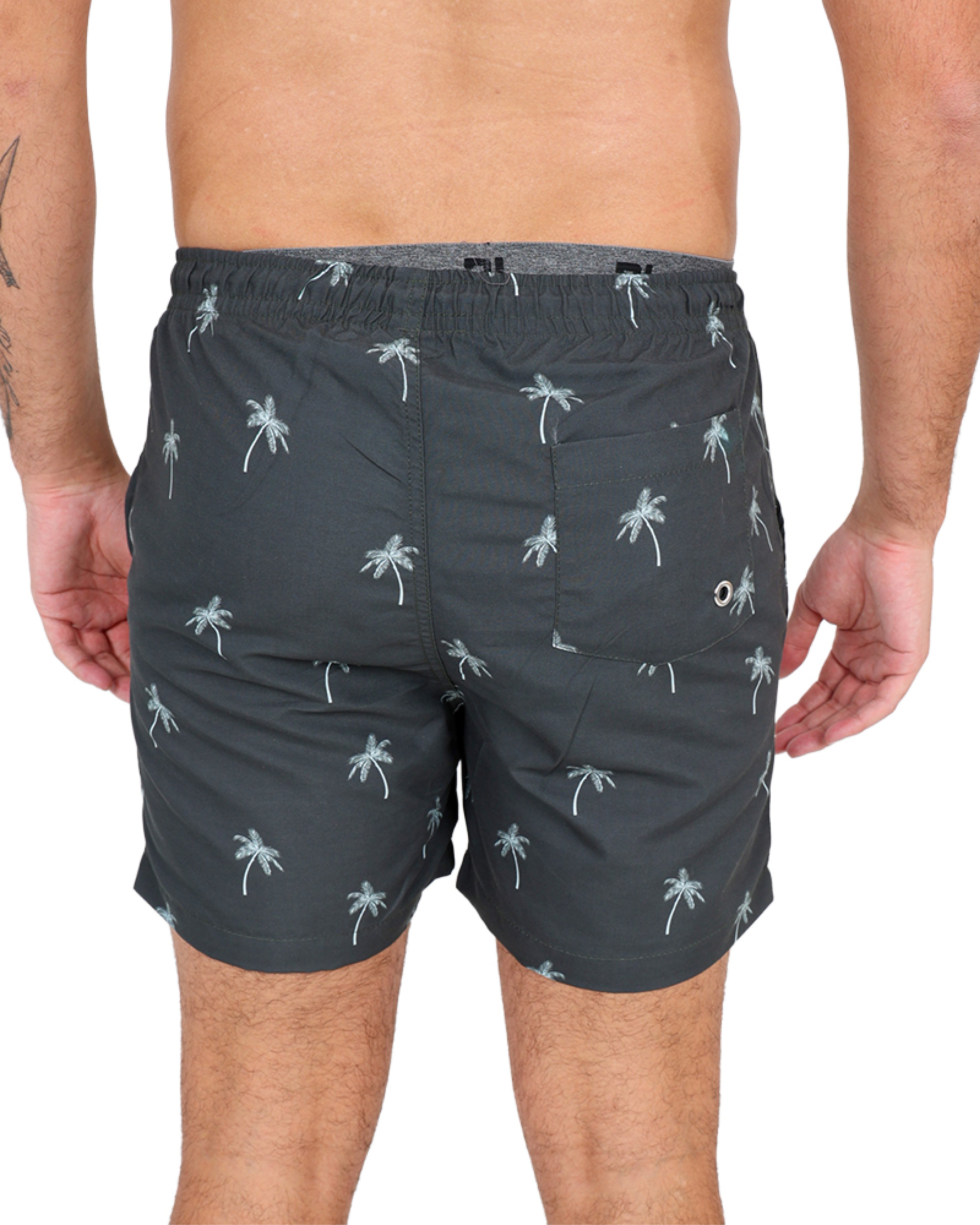 Palm Print Swim Shorts