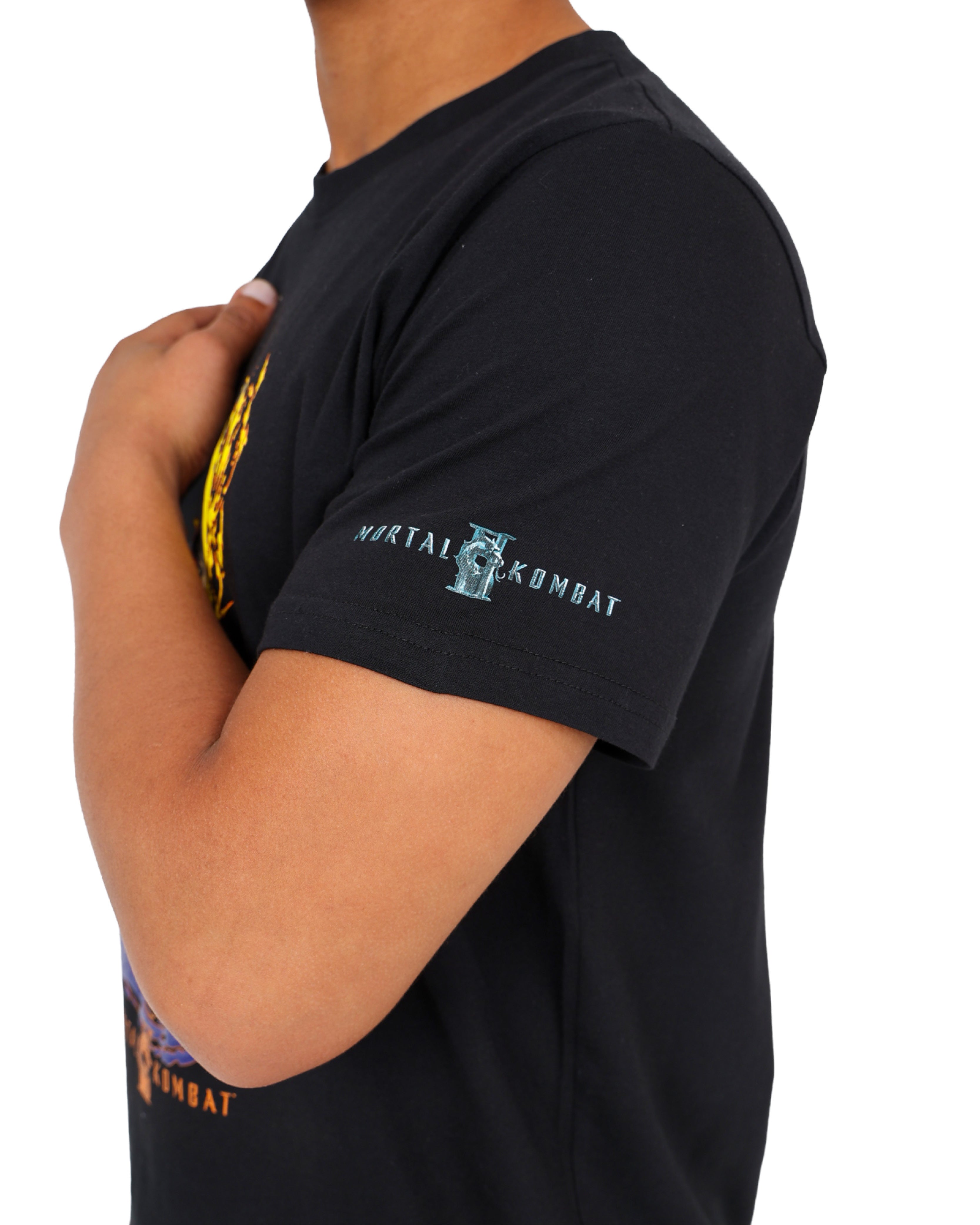 Mortal Kombat II Mortal Enemies - Scorpion & Noob-Saibot Graphic T-Shirt