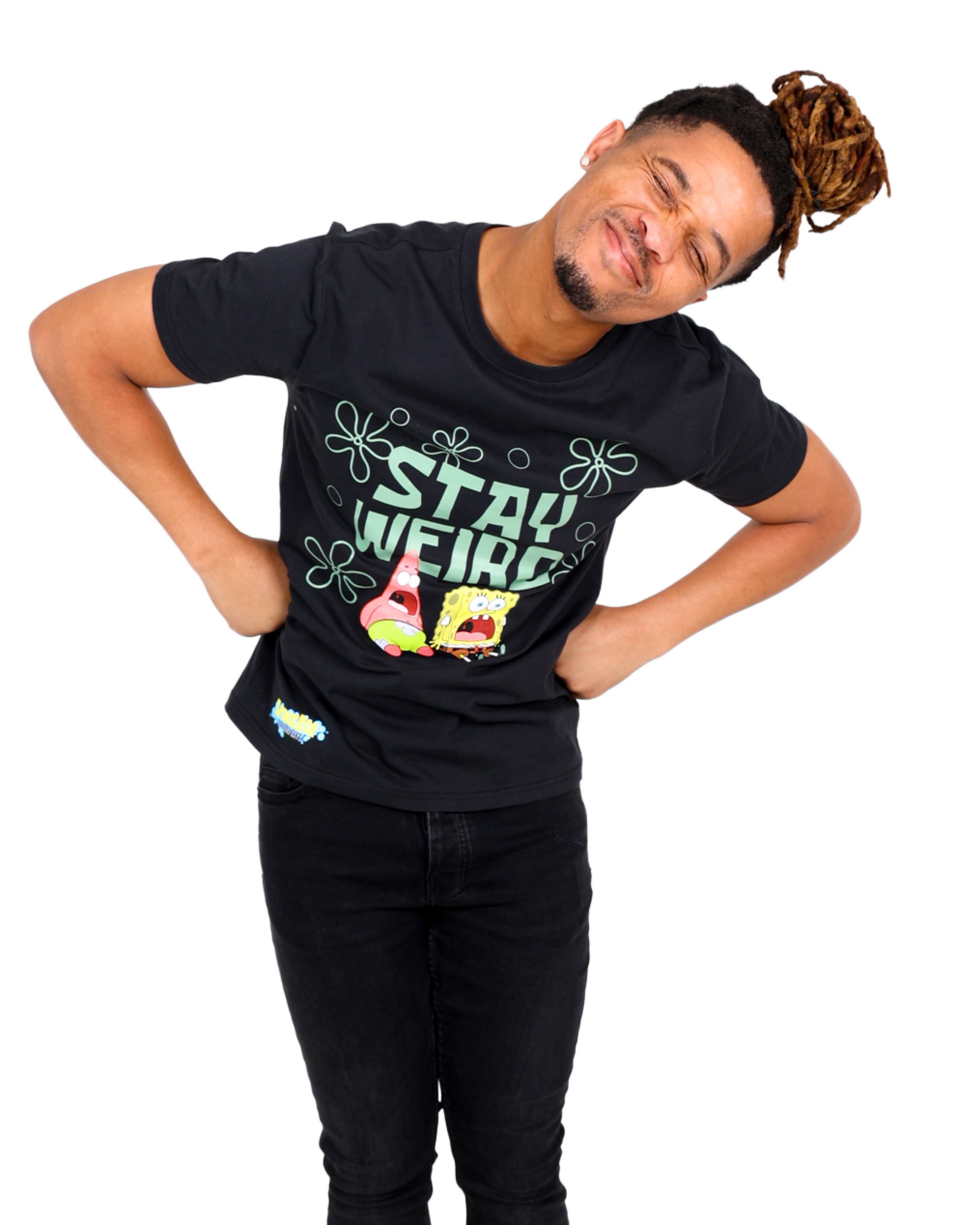 Short Sleeve Stay Weird Spongebob T-Shirt
