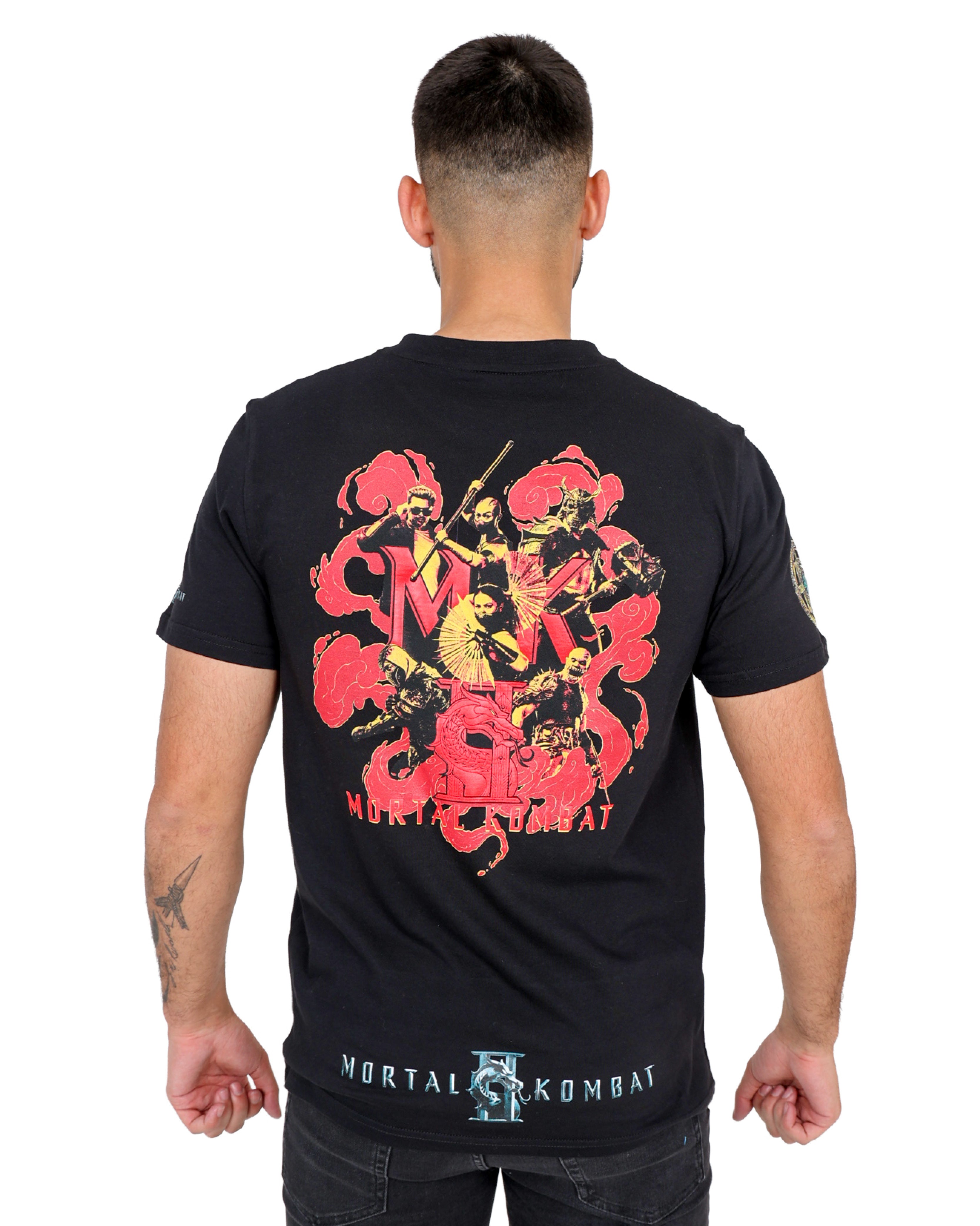 Mortal Kombat II - Baraka & Full Cast Graphic T-Shirt