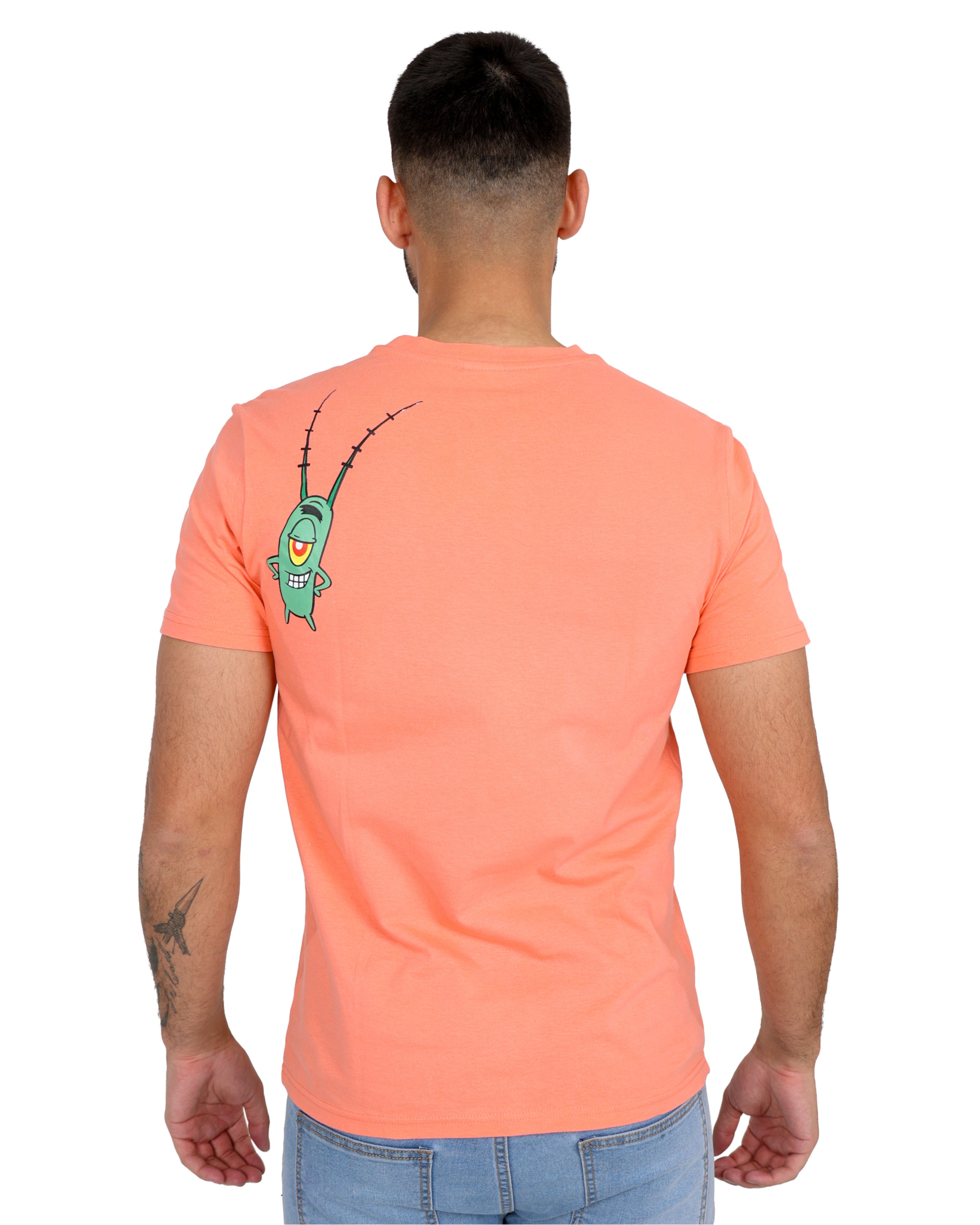 Short Sleeve Patrick Star Surprised Graphic T-Shirt