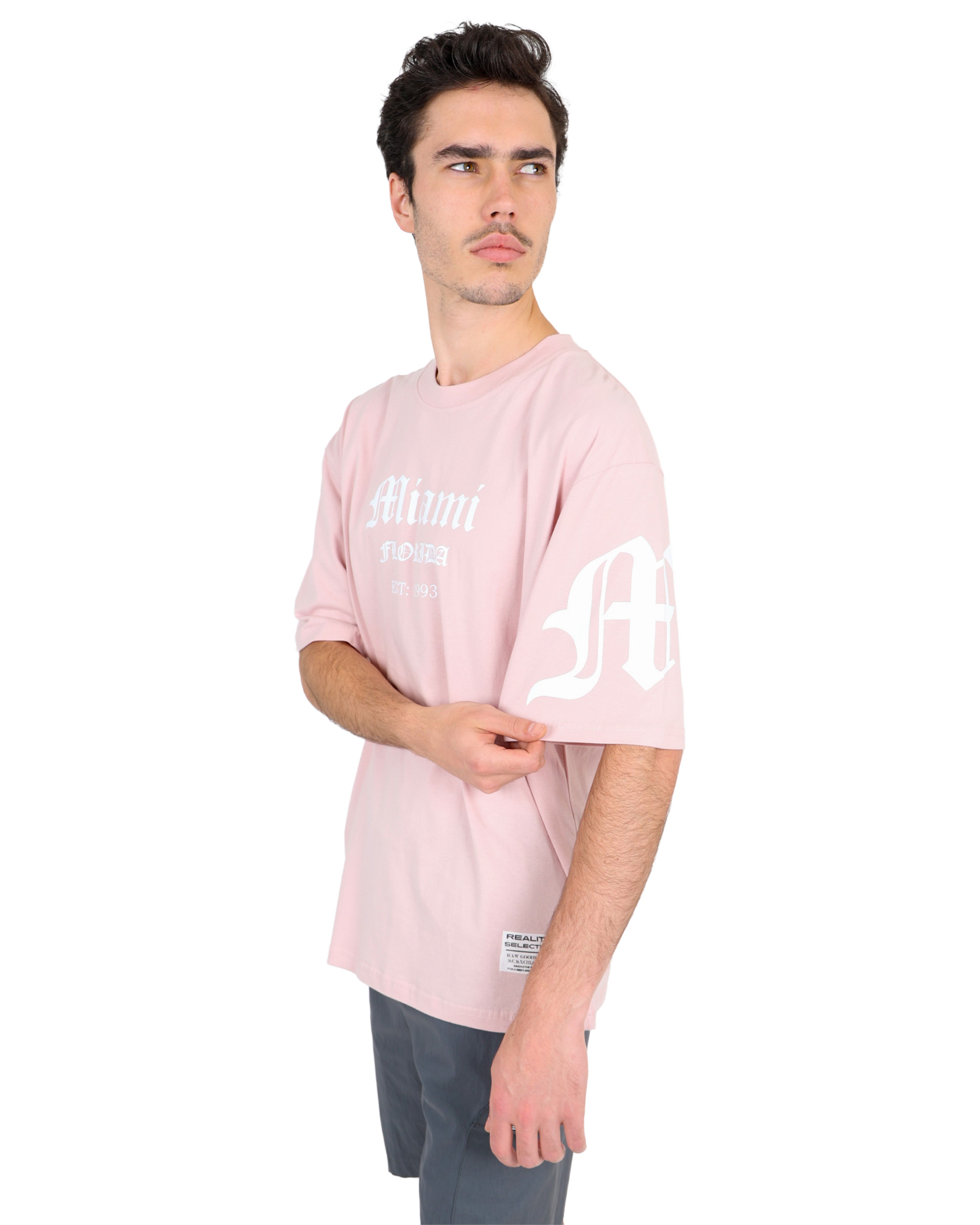 Short Sleeve Pink Miami Florida T-Shirt