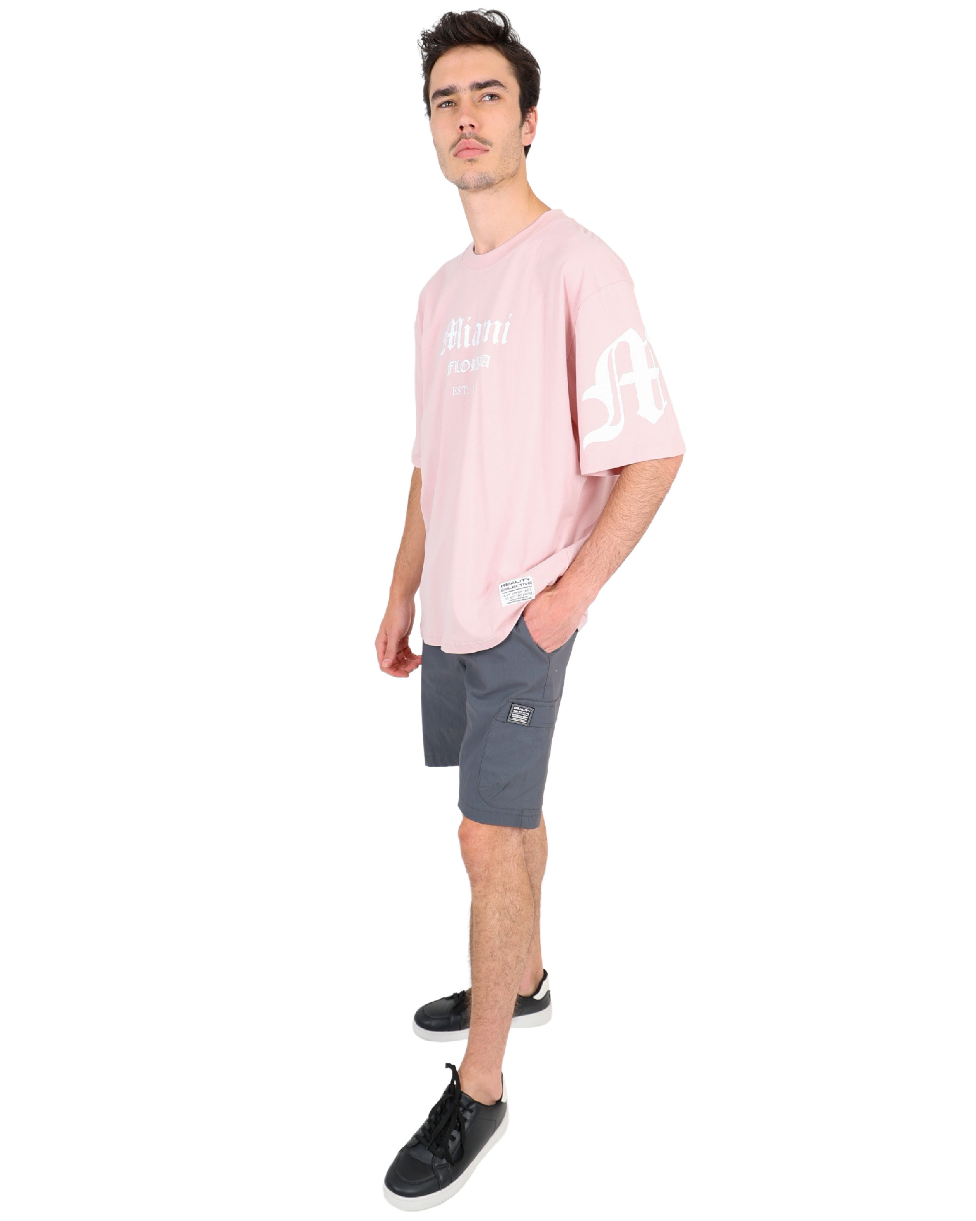 Short Sleeve Pink Miami Florida T-Shirt
