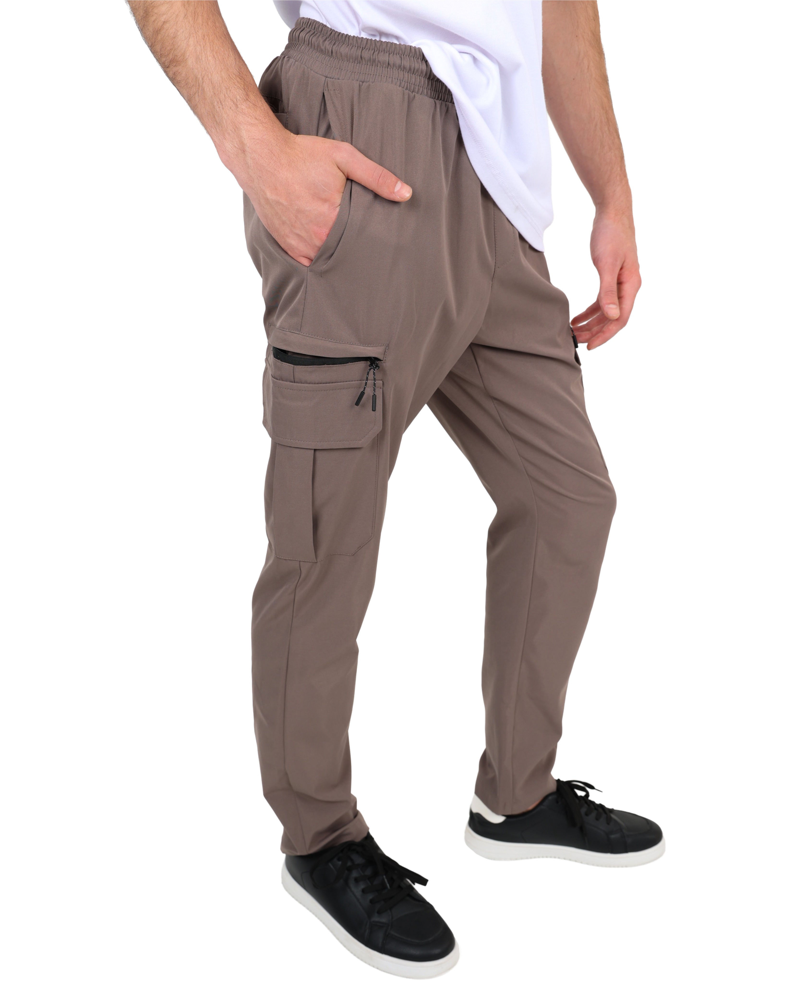 Twill Cargo Joggers