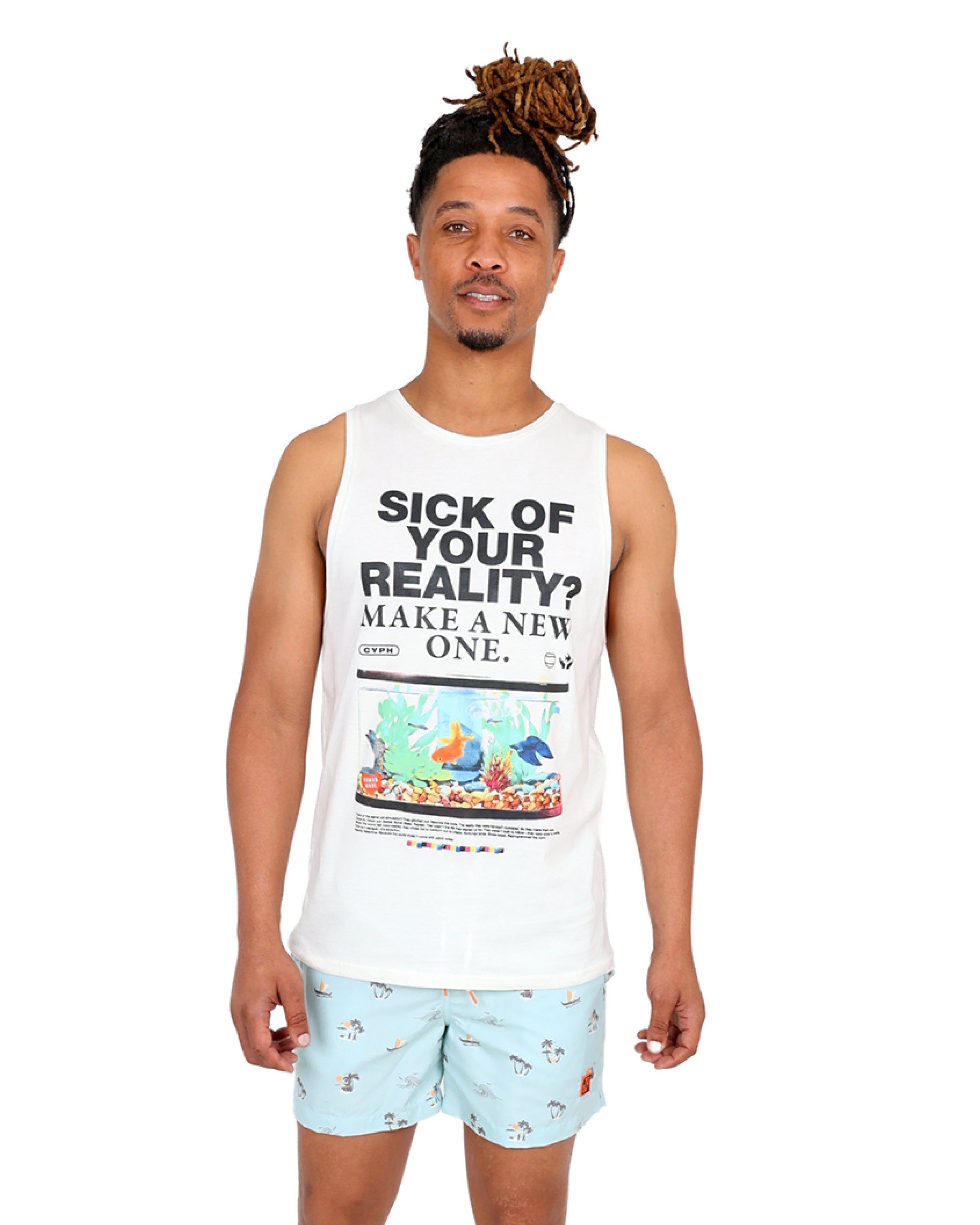 Beach Print Swim Shorts