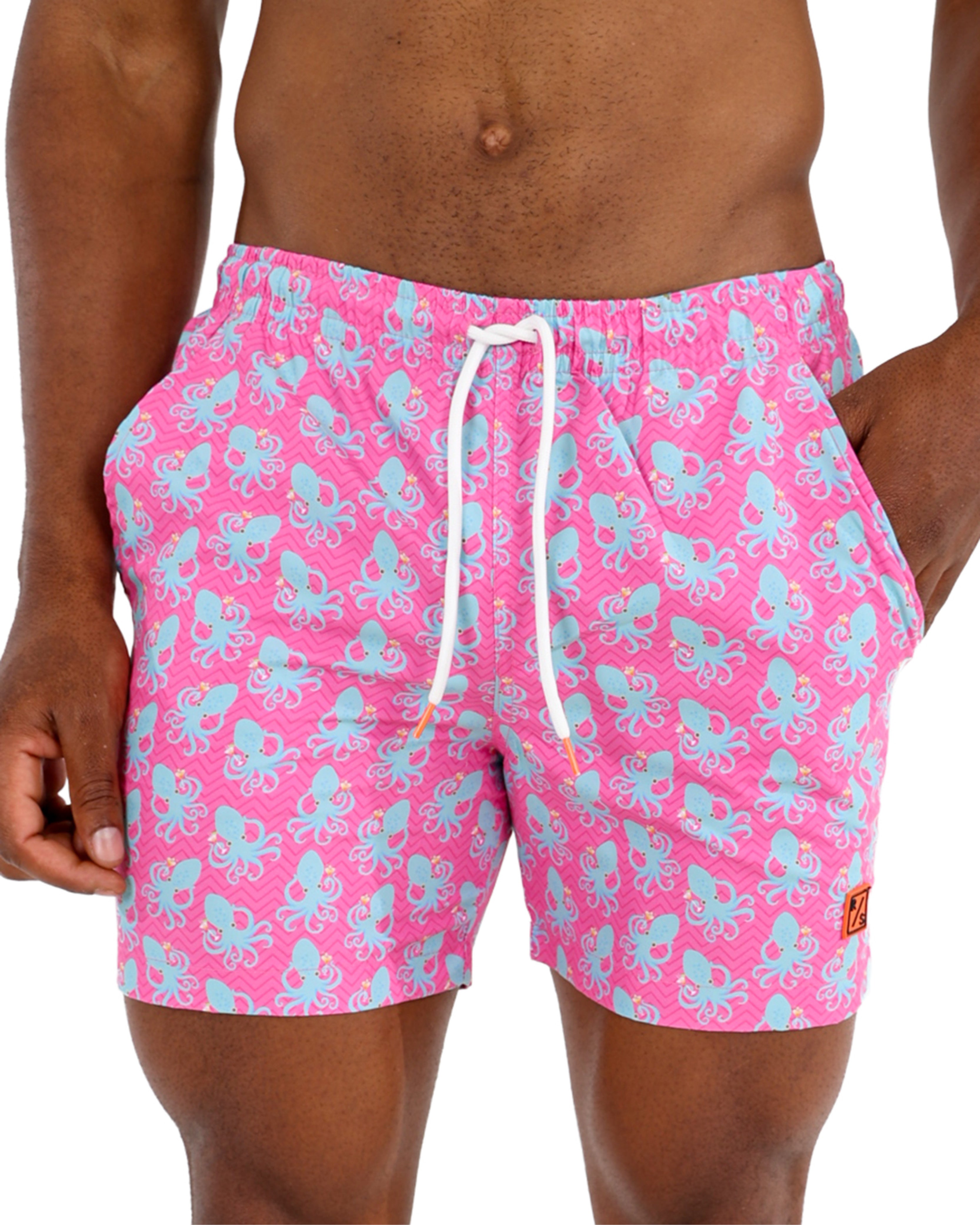 Octopus Print Swim Shorts