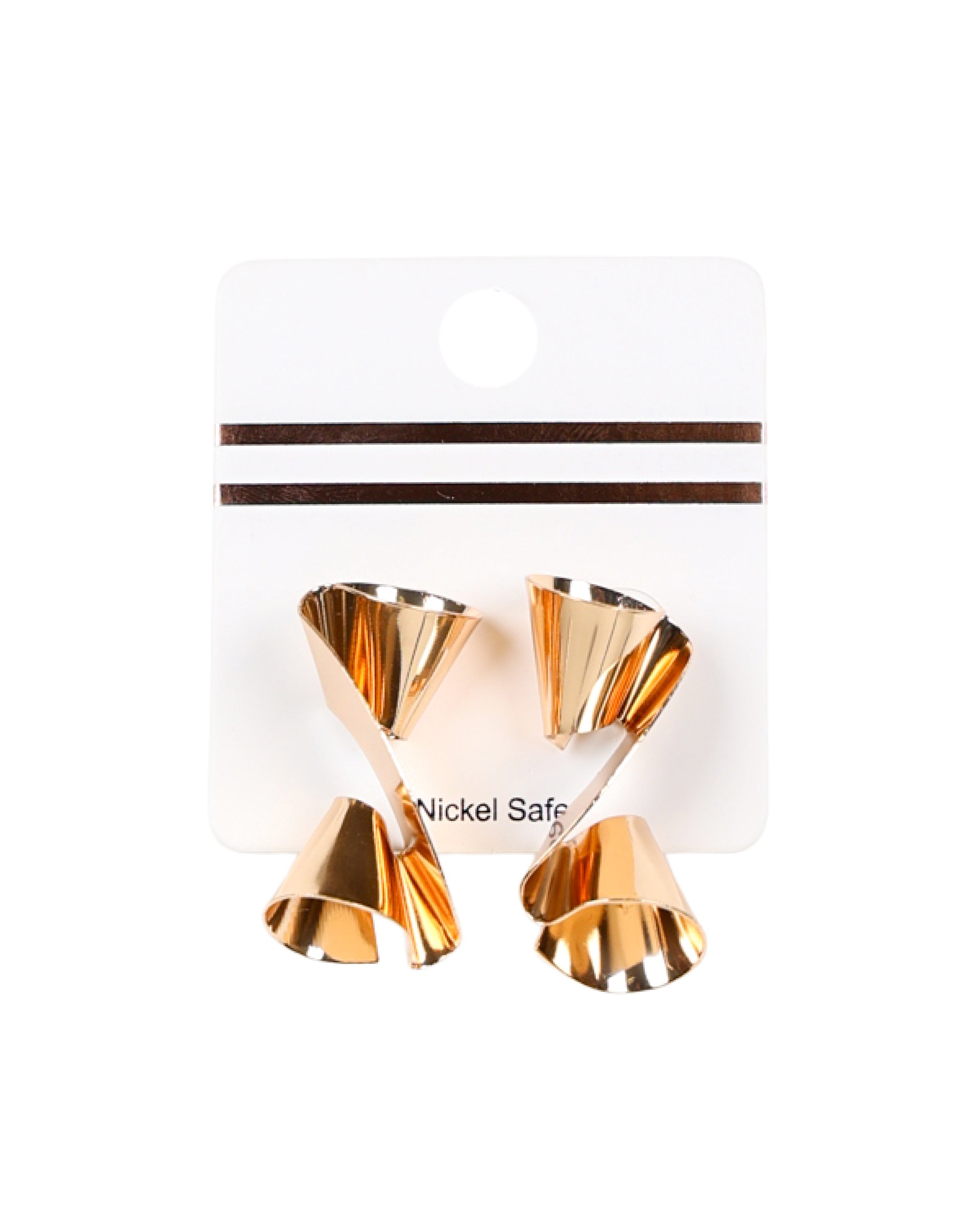 Gold Swirl Earrings
