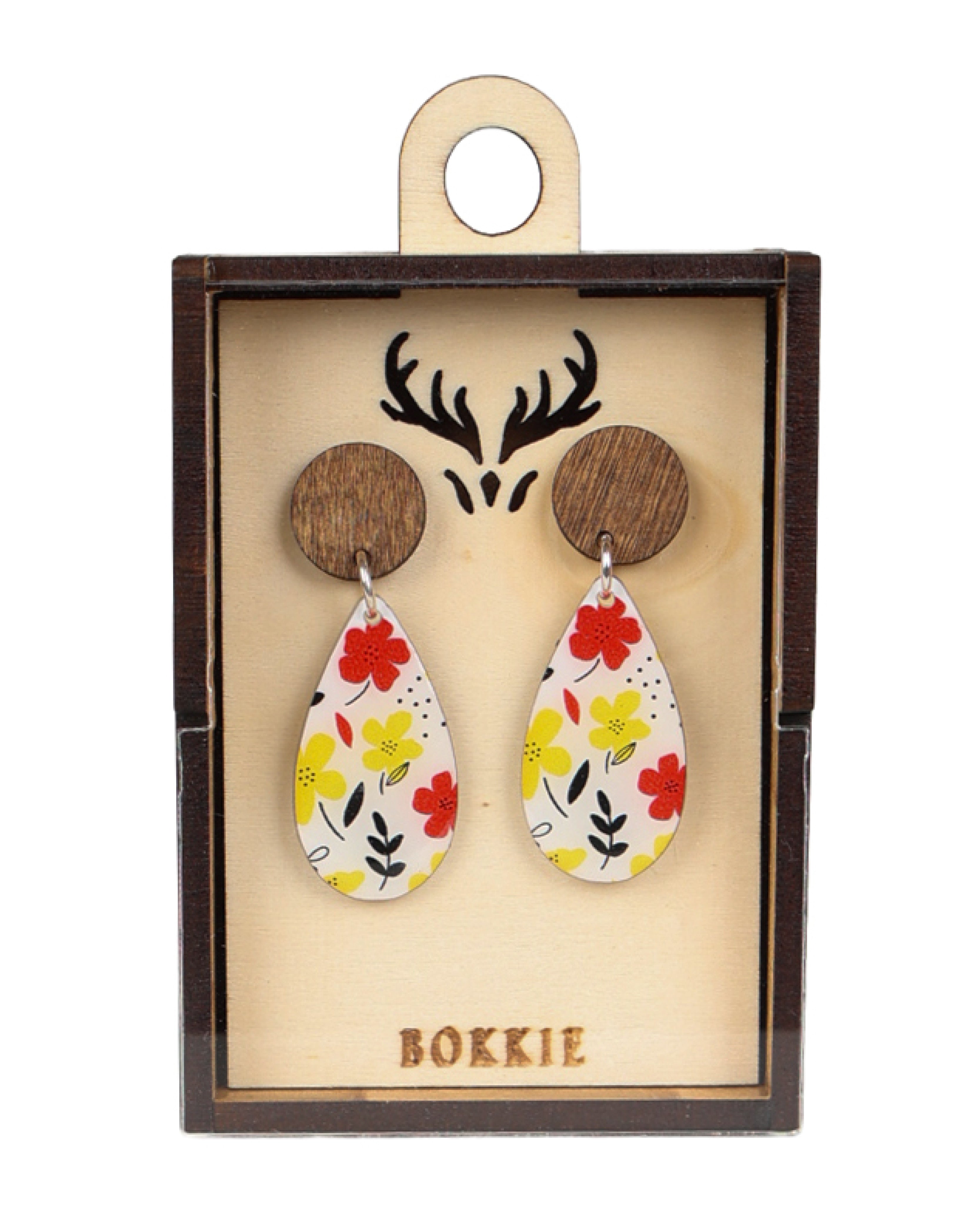 Spring Floral Drop Earrings