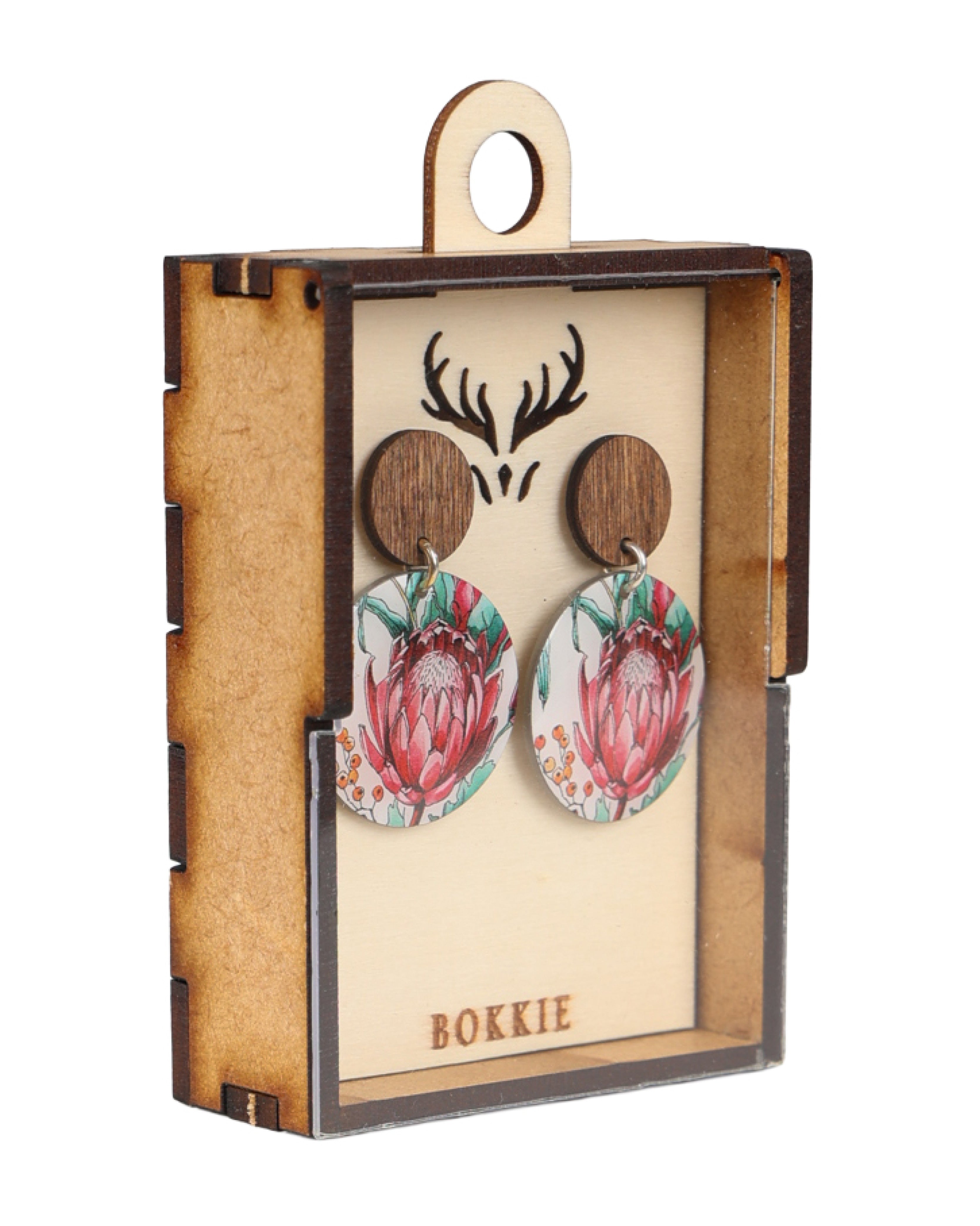 Protea Drop Earrings
