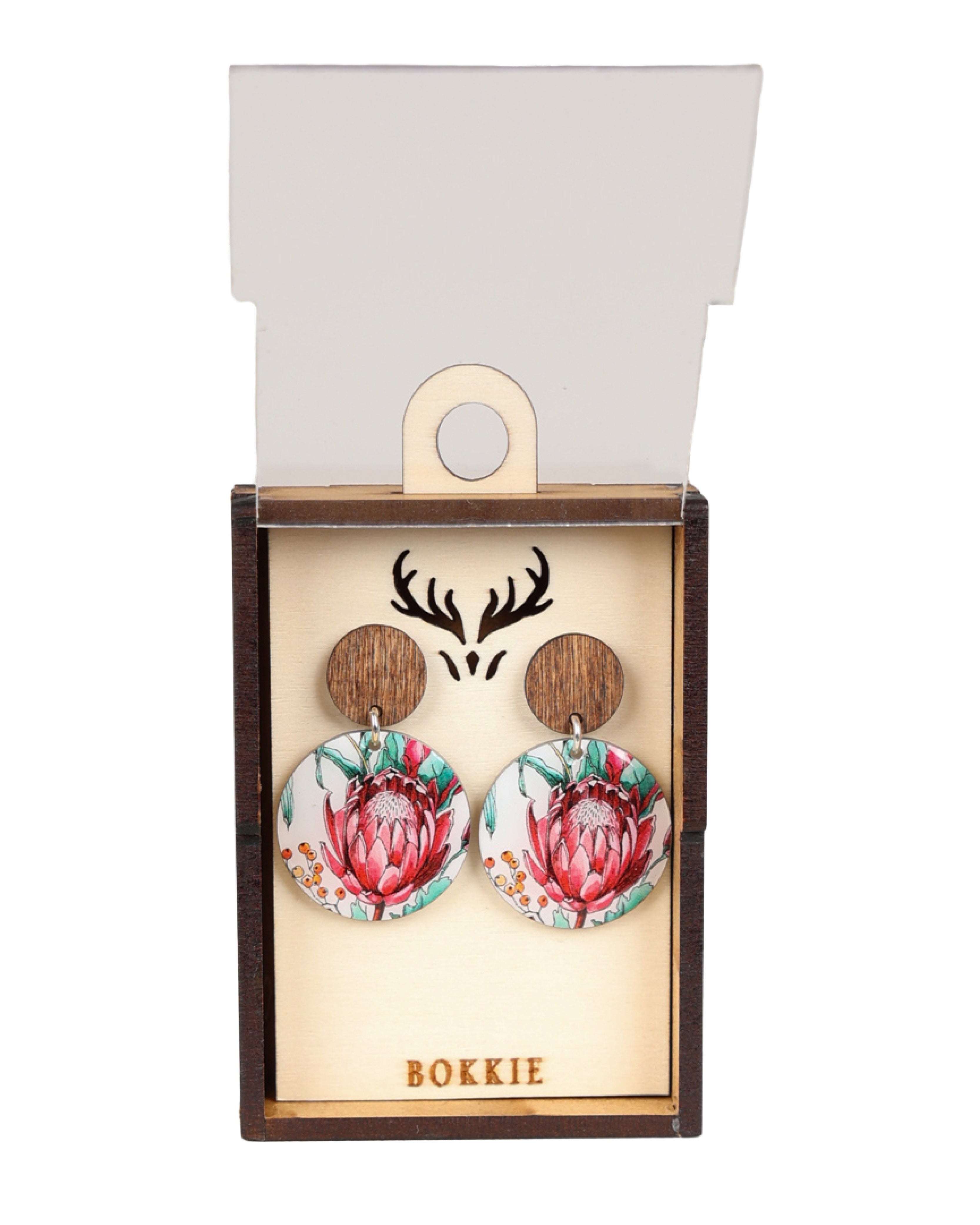 Protea Drop Earrings