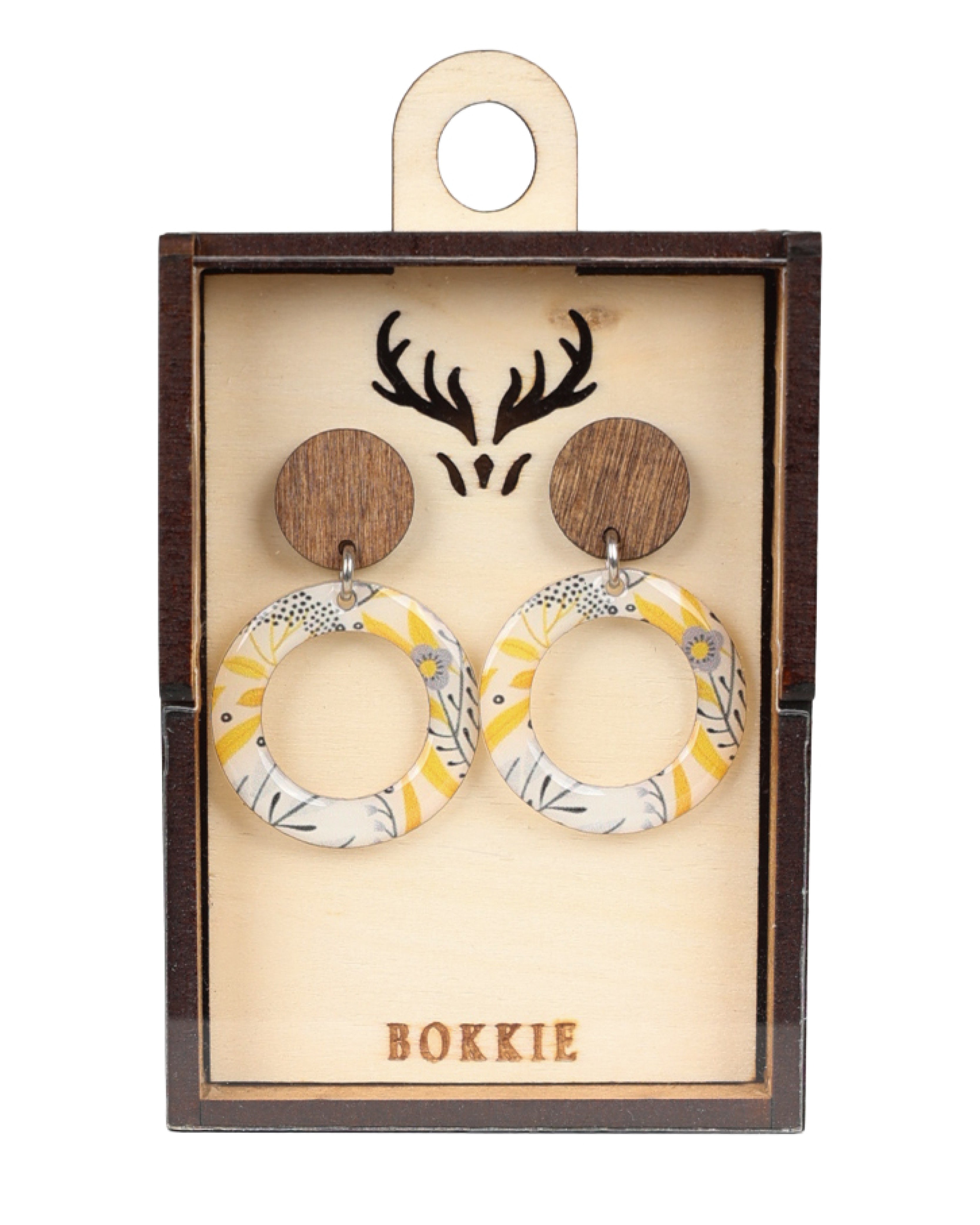 Lemon Poppy Drop Earrings