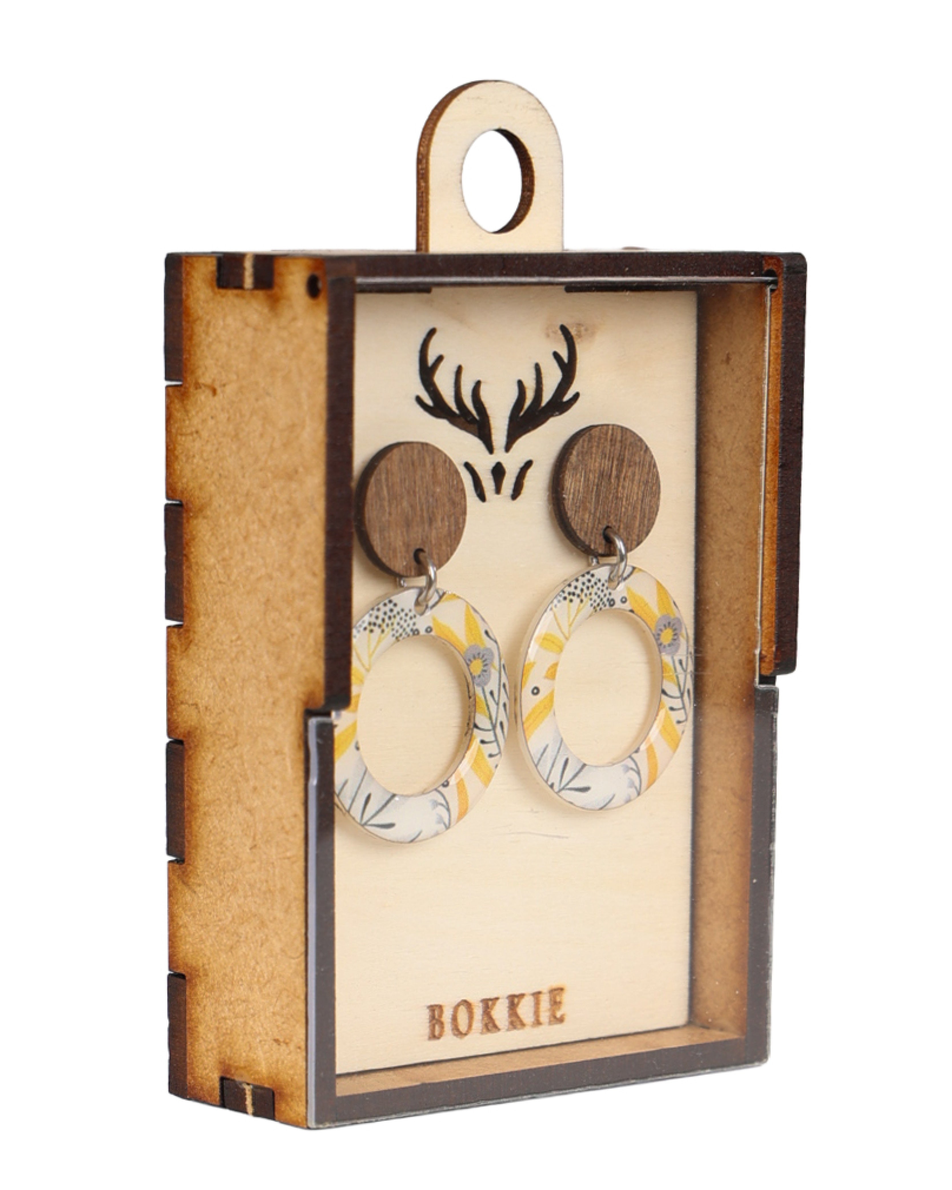Lemon Poppy Drop Earrings