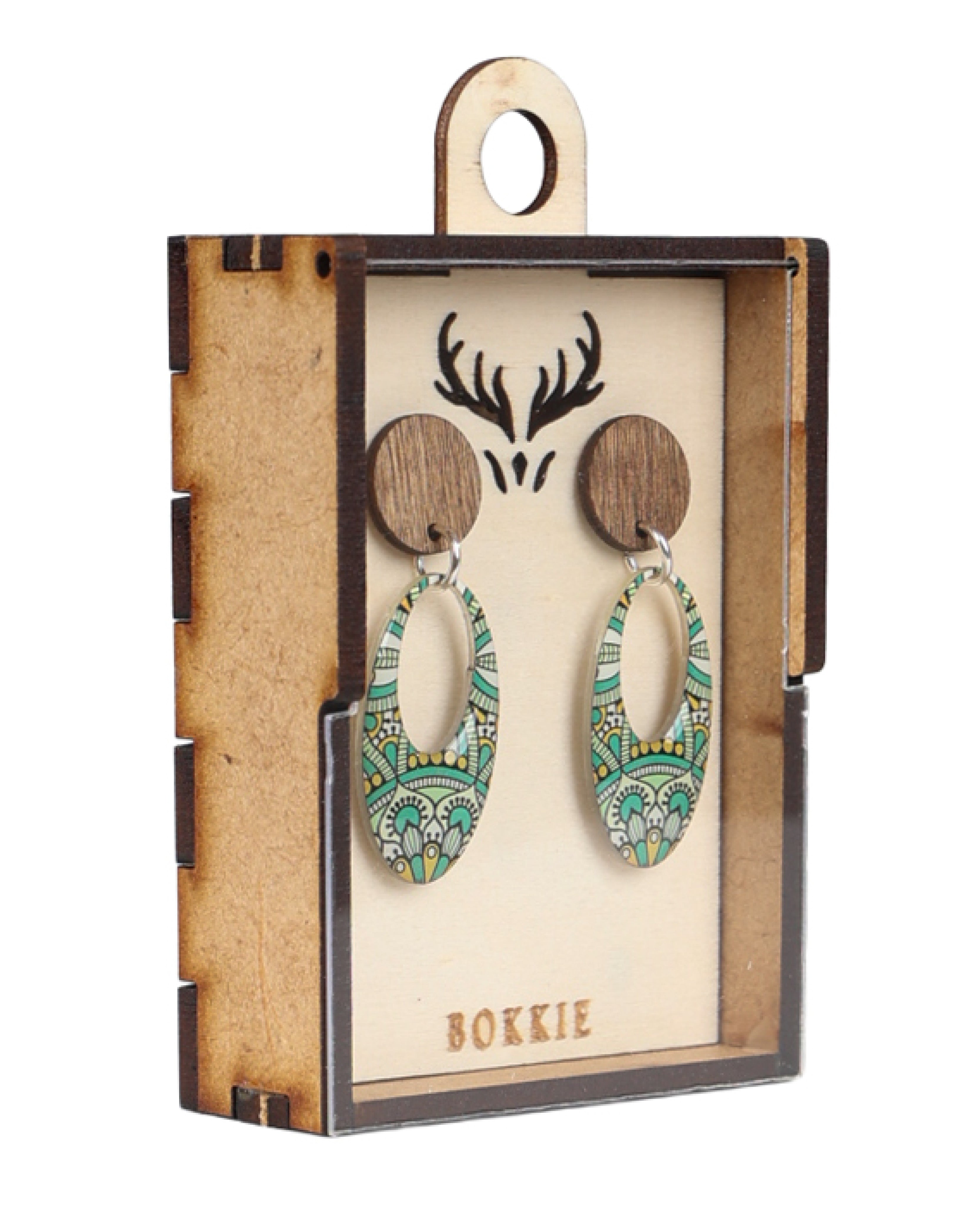 Geometric Drop Earrings