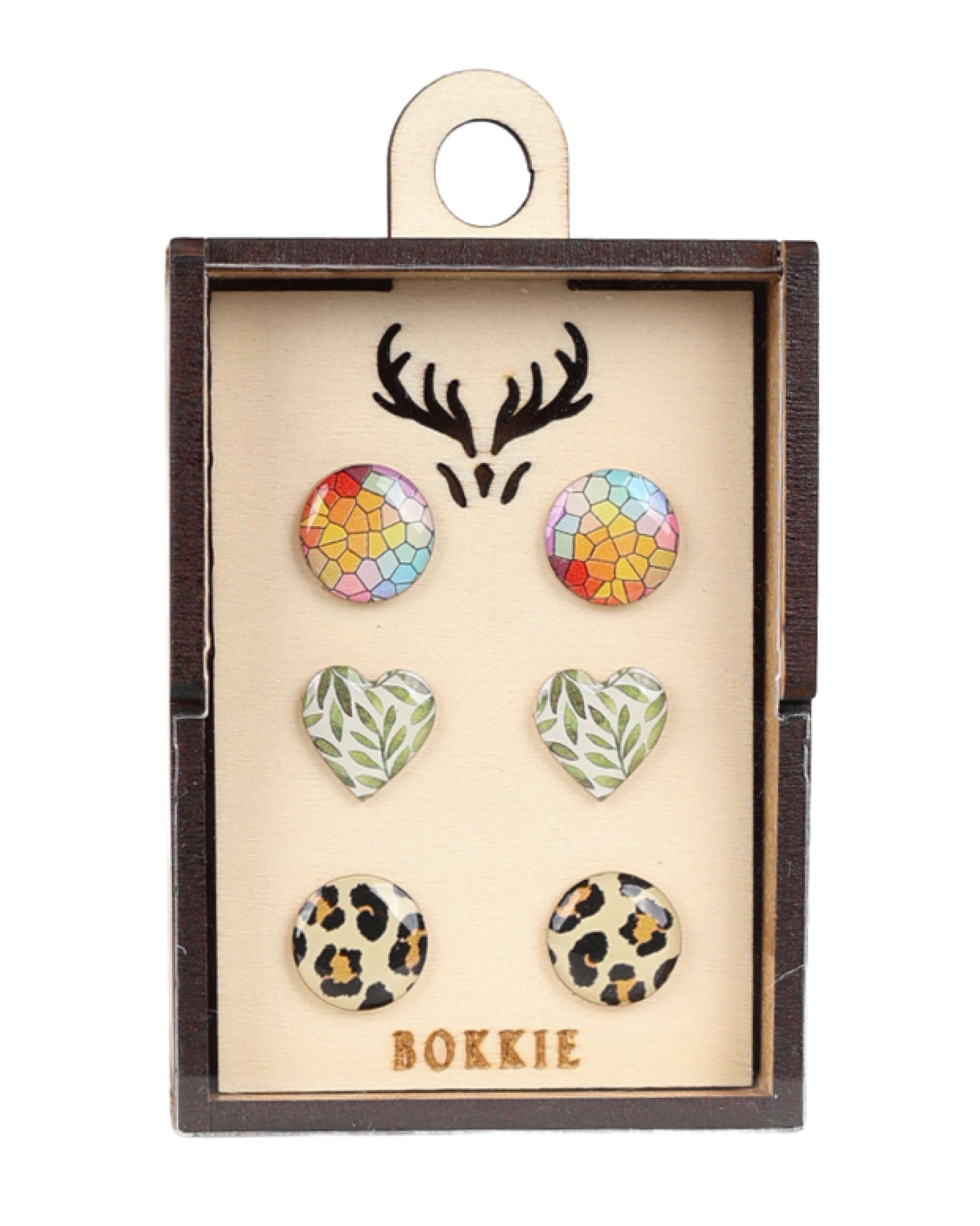 3 Pack Kaleidoscope Earrings