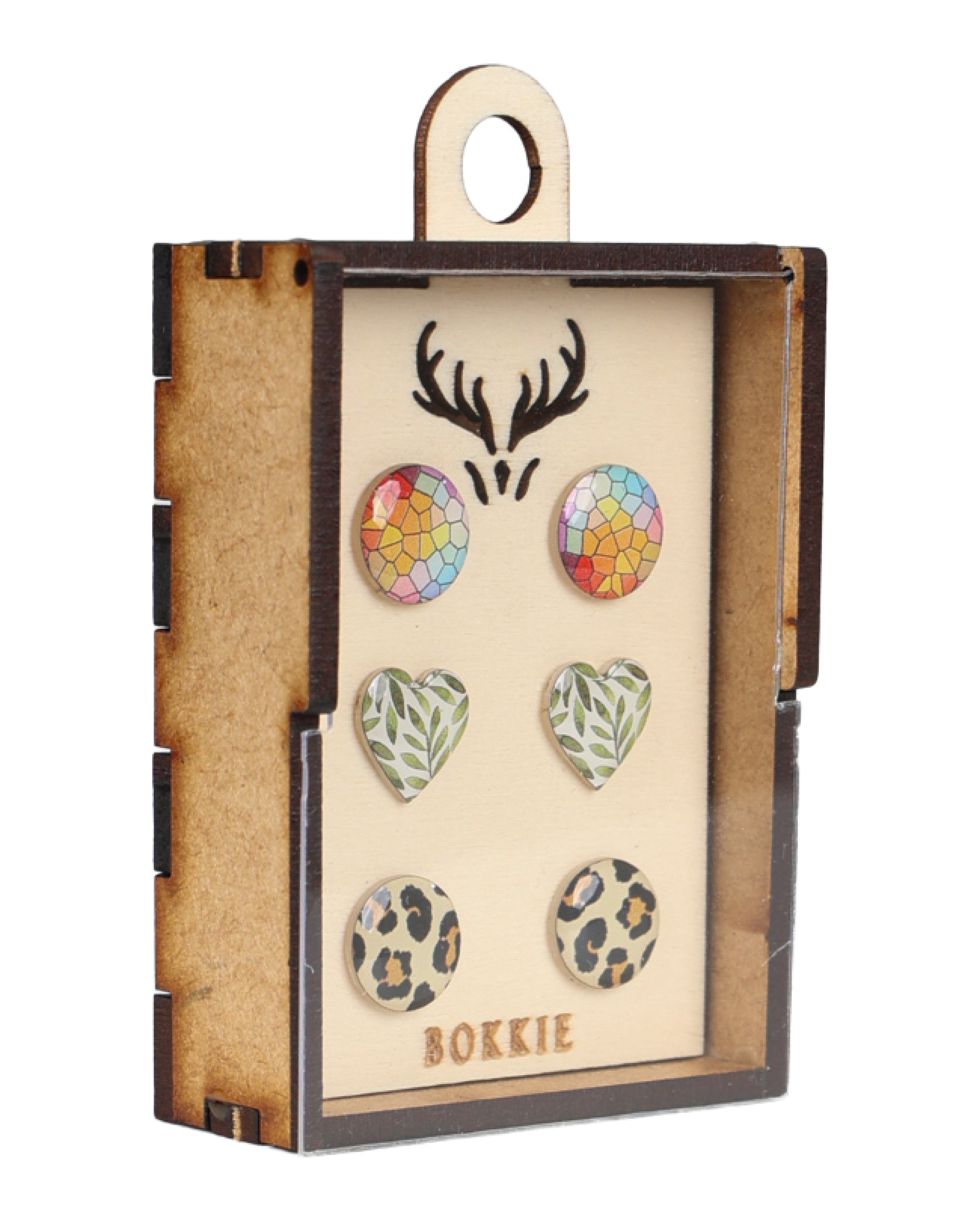 3 Pack Kaleidoscope Earrings