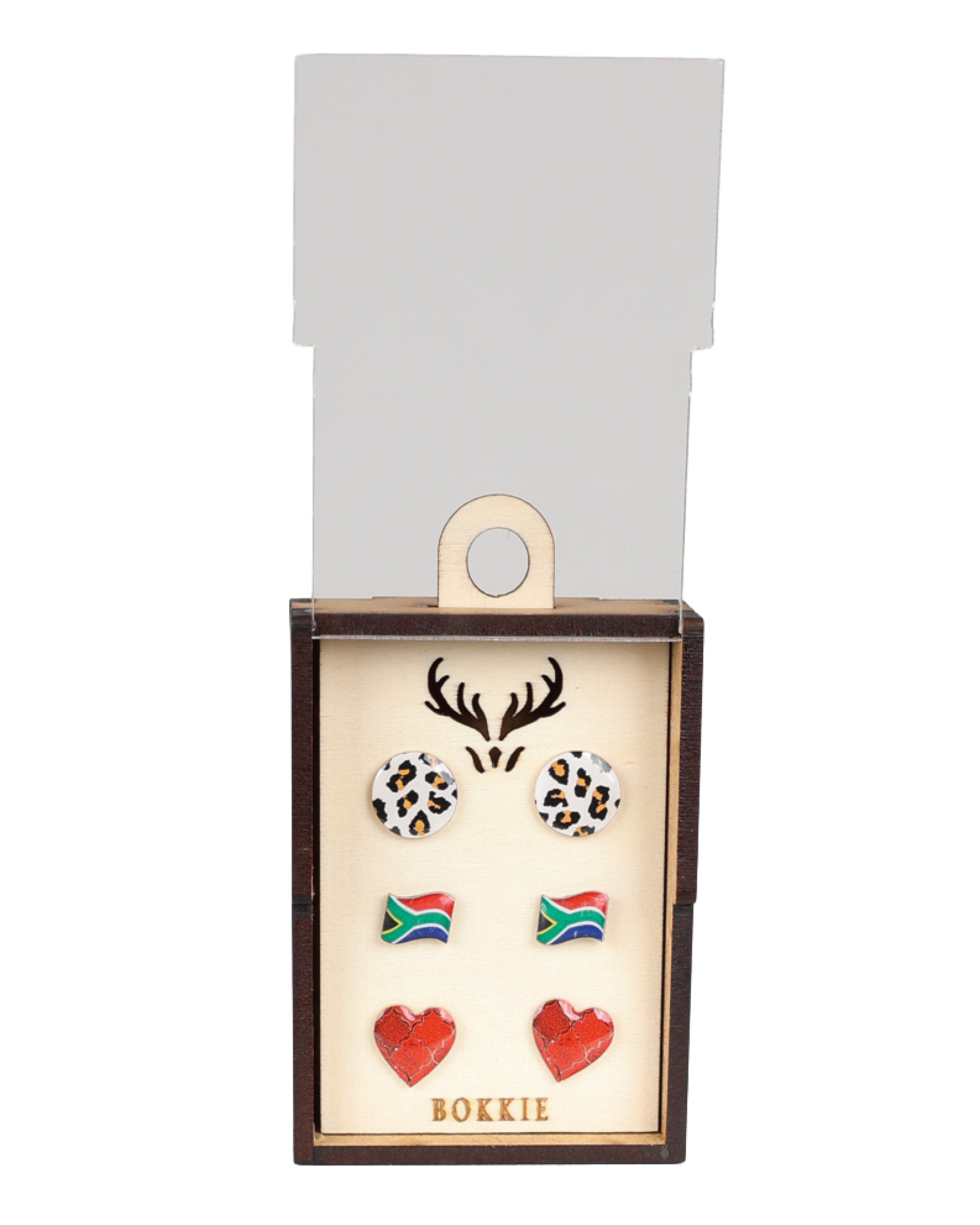 3 Pack "Local is Lekker:" Earrings