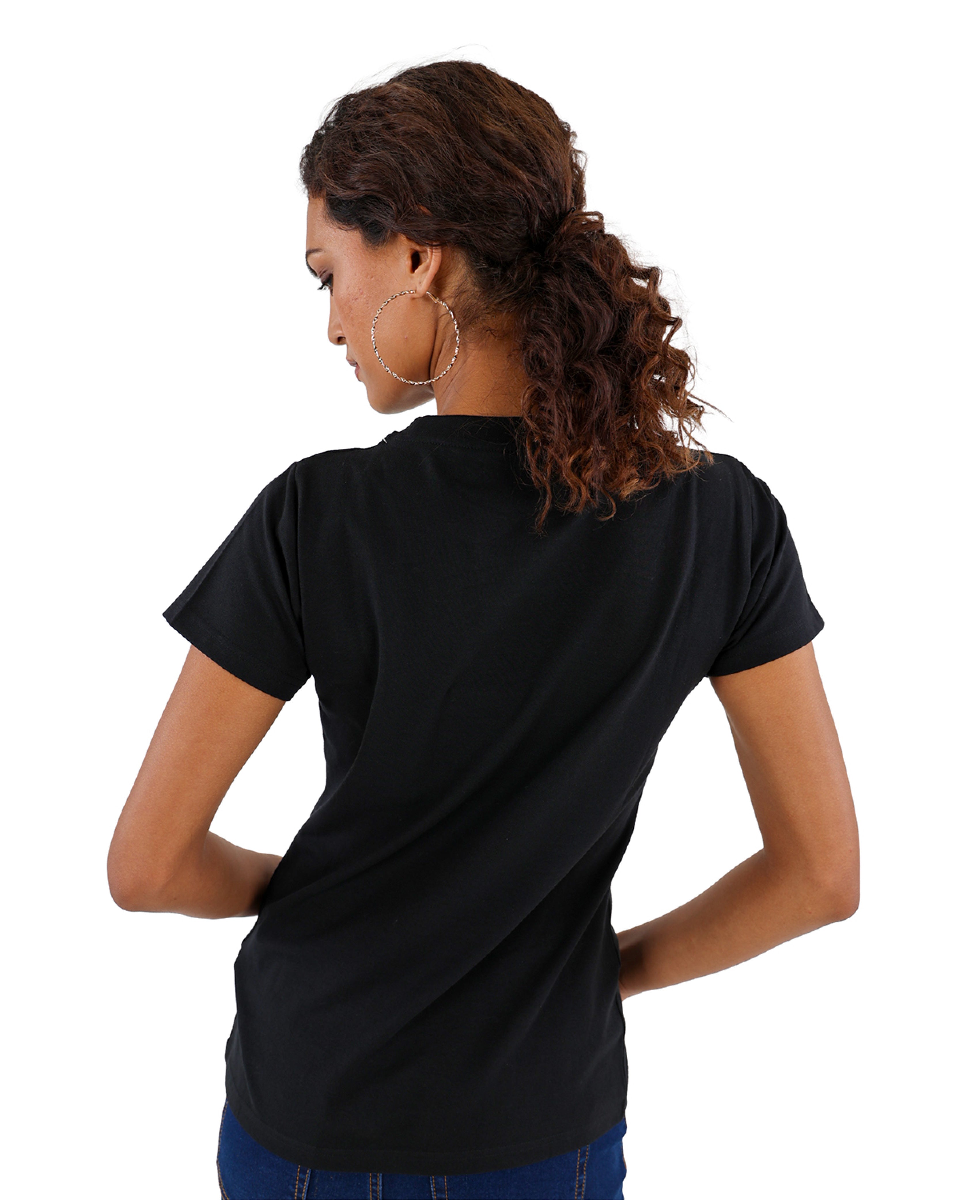 Short Sleeve Crew Neck Black T-Shirt