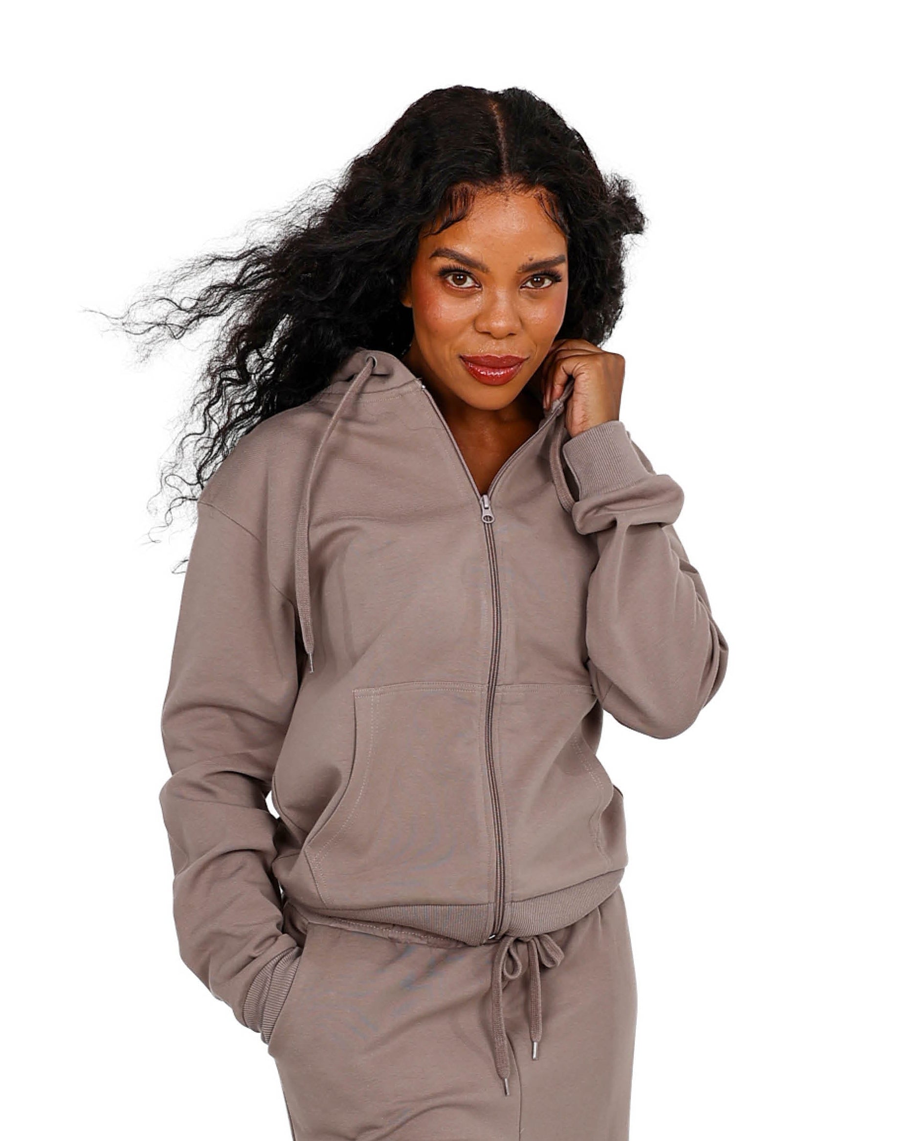 Mink Zip Up Hoodie