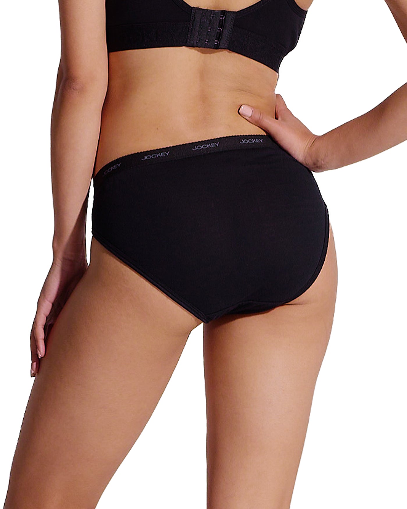 Ladies Jockey 5 Pack Cream & Blush Bikini Panties