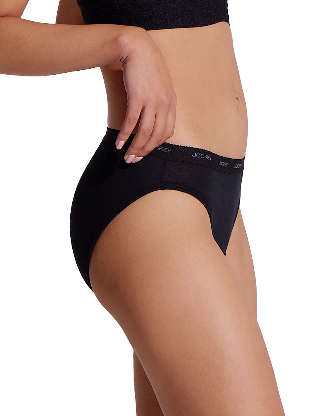 Ladies Jockey 5 Pack Cream & Blush Bikini Panties
