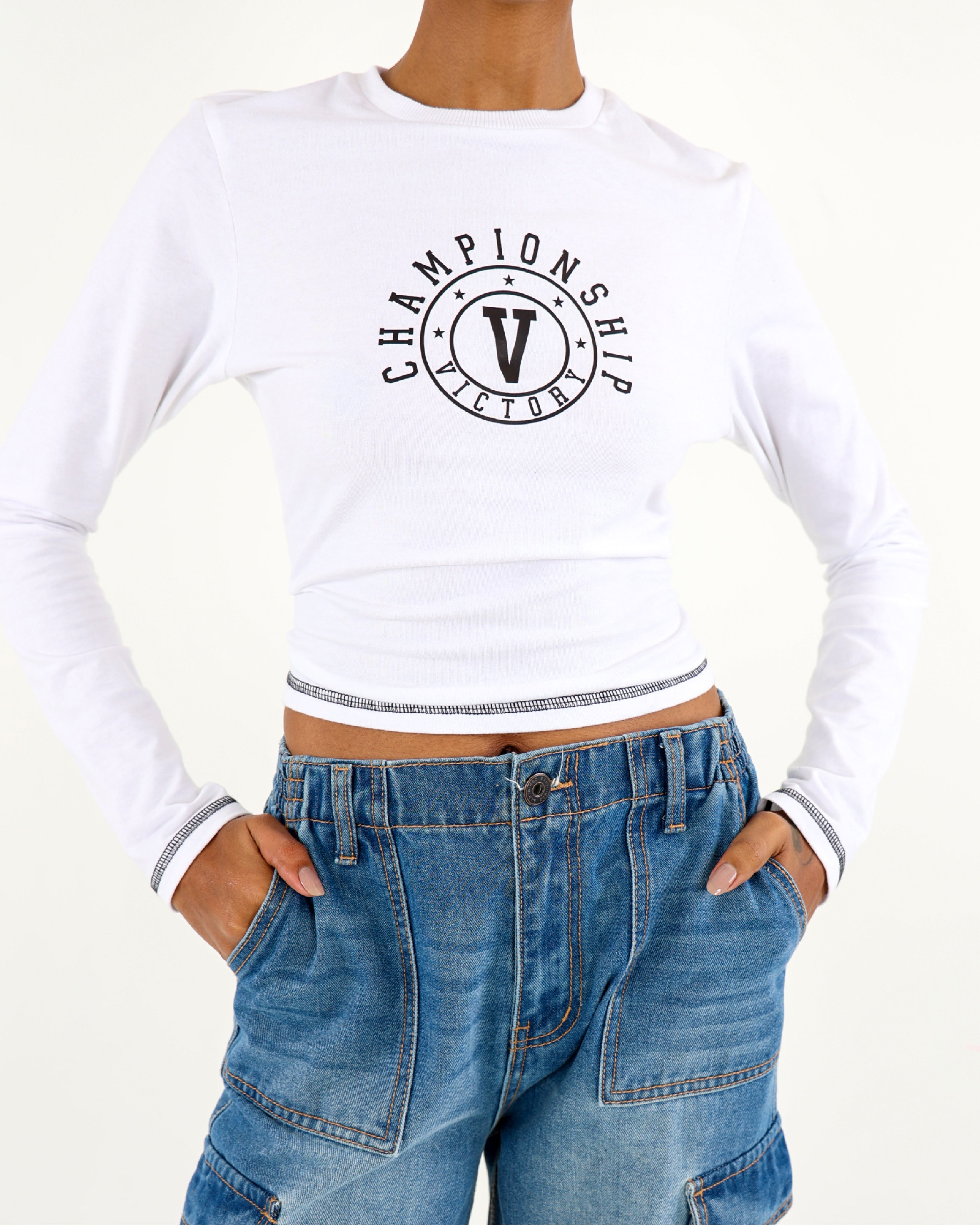 Long Sleeve Championship Graphic T-Shirt