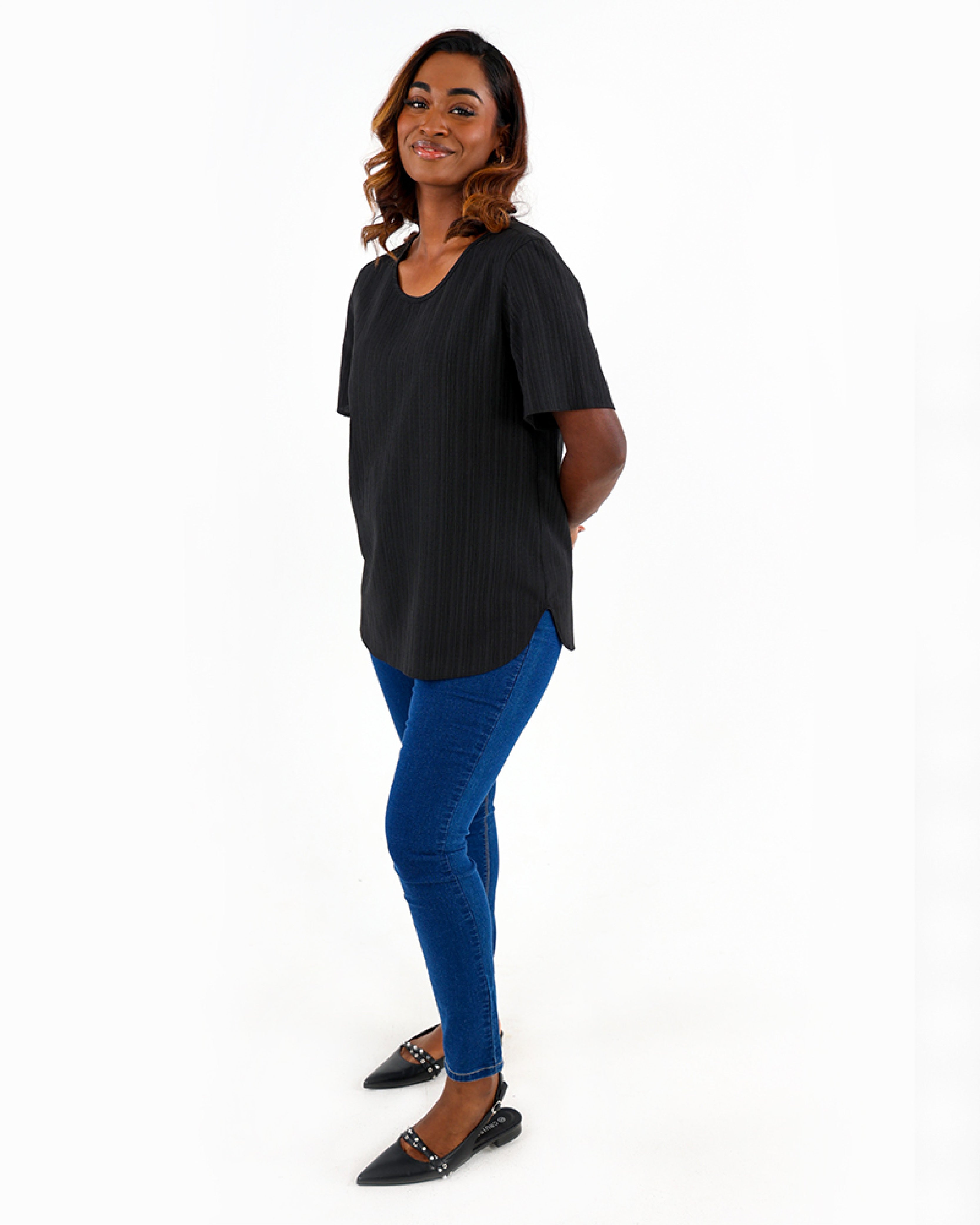 Dark Indigo Tube Skinny Jeans