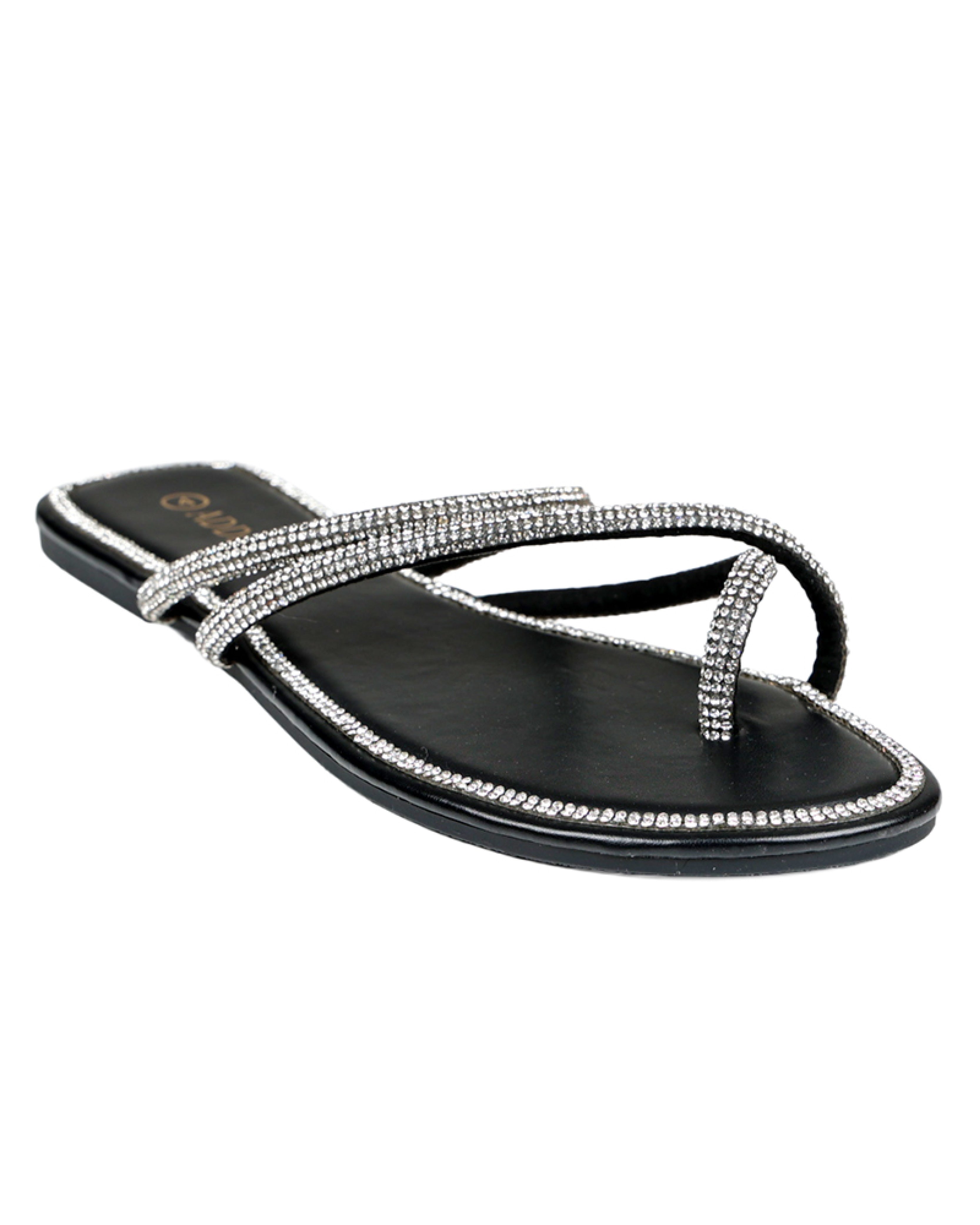 Strappy Embellished Sandals