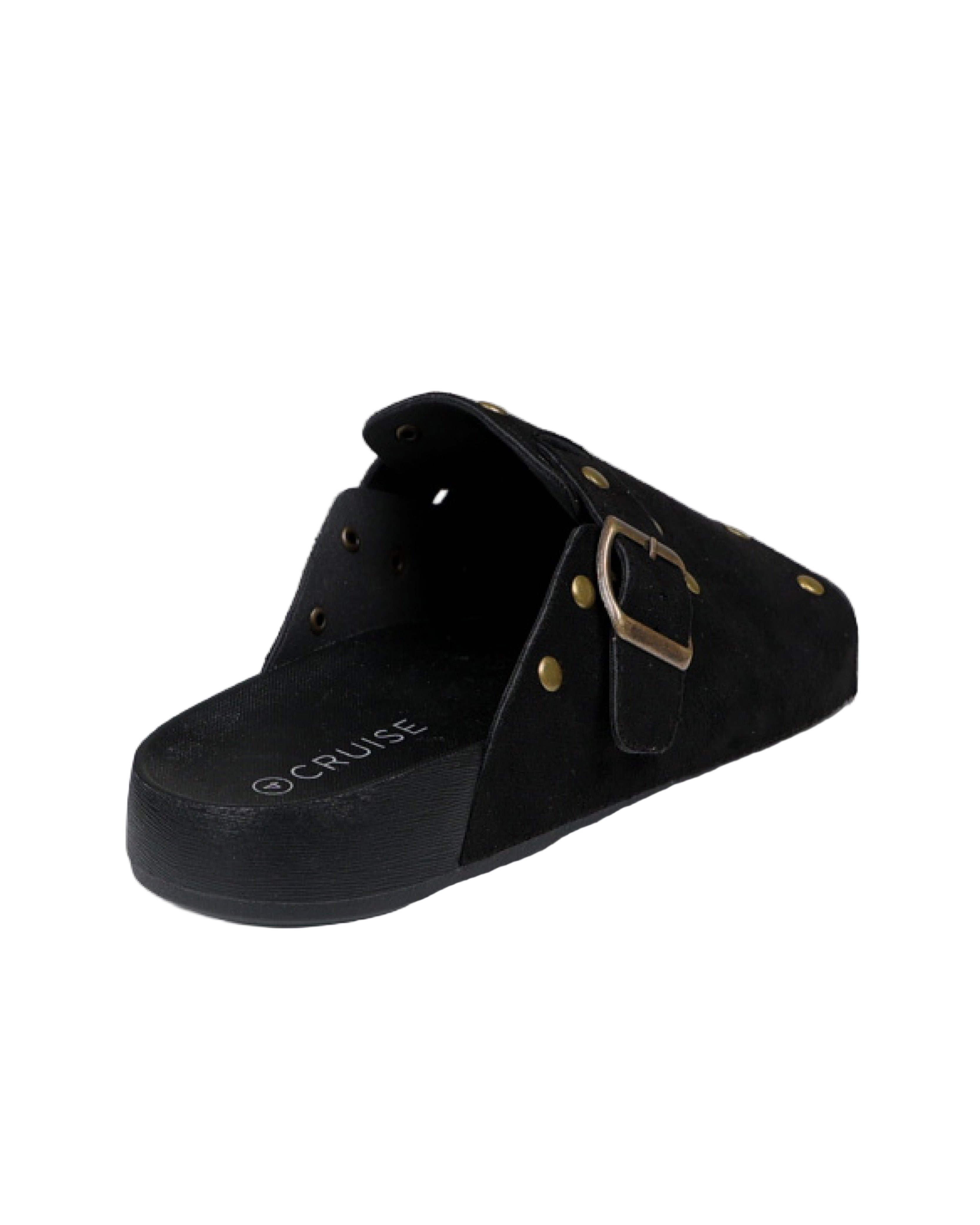 Suede Look Stud Detail Mule