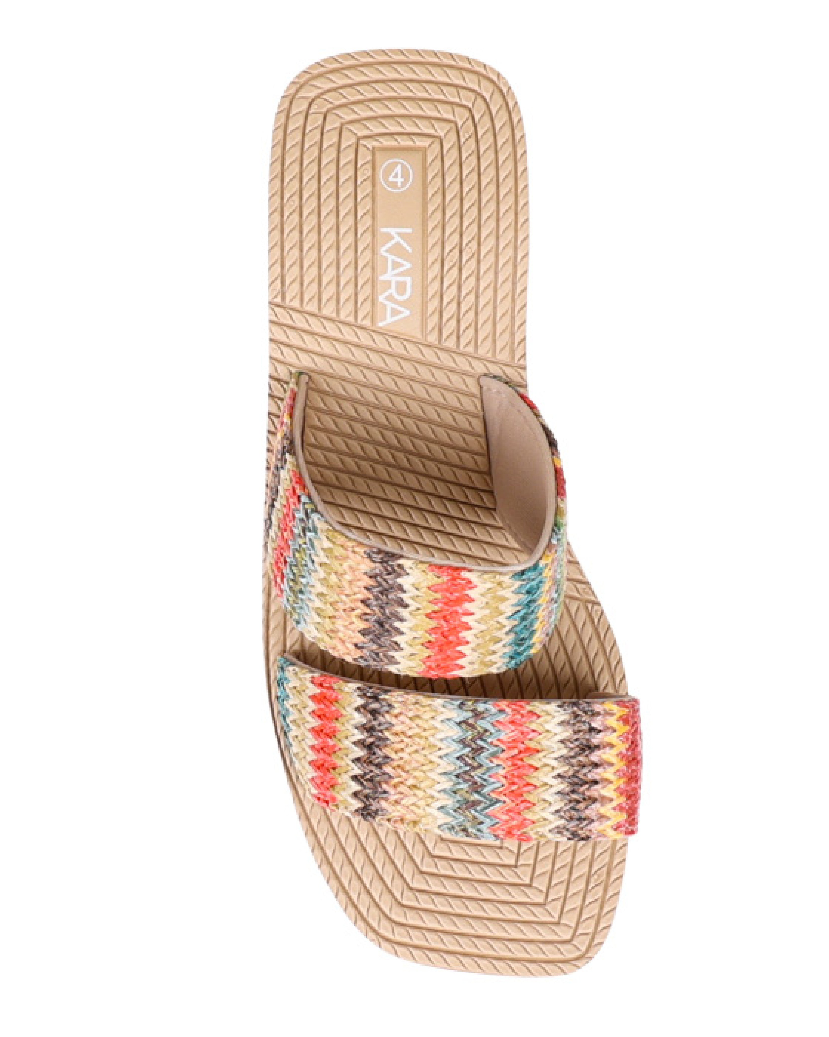 Multi Double Band EVA Wedge Mule