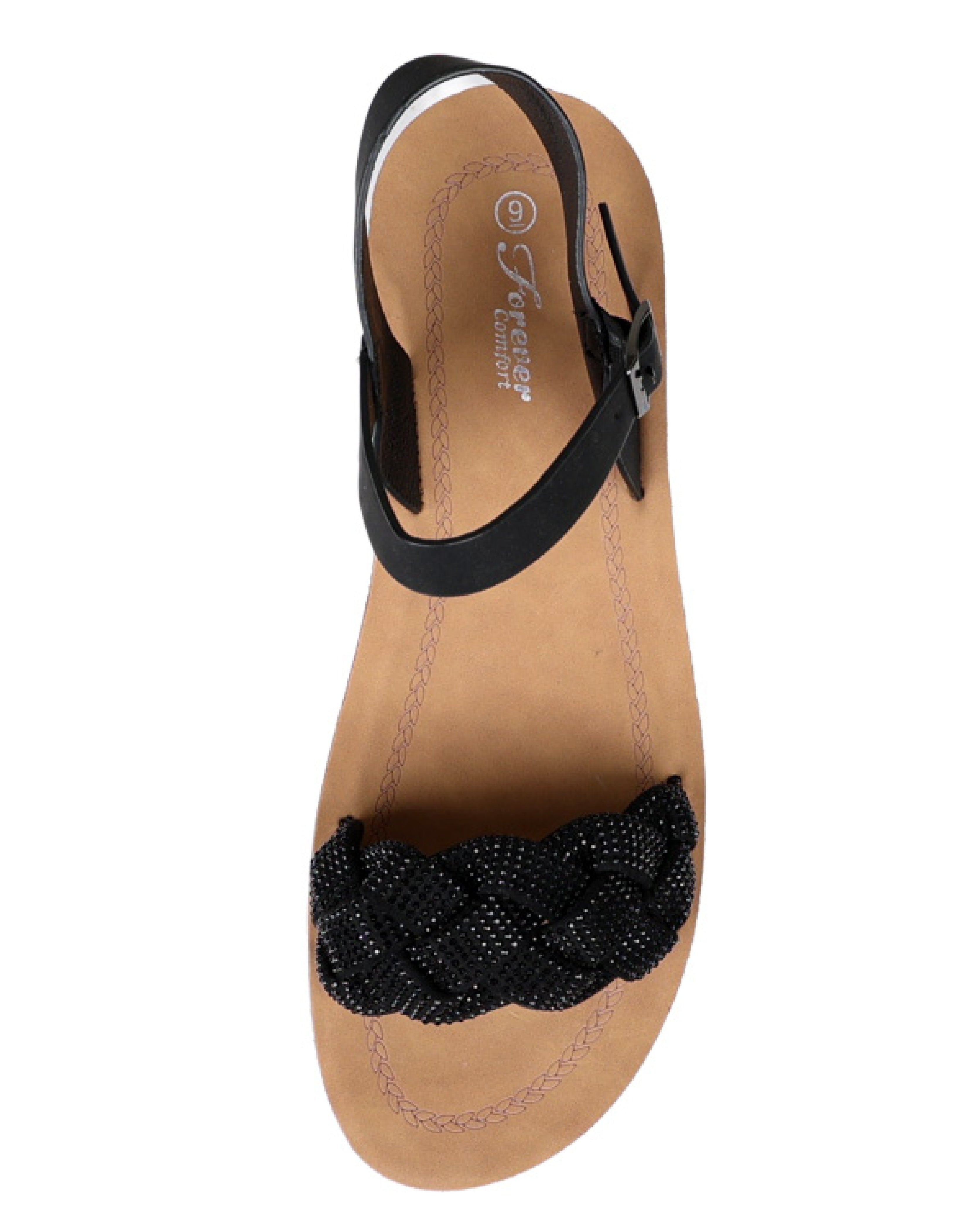 Embellished Band Wedge Sandal