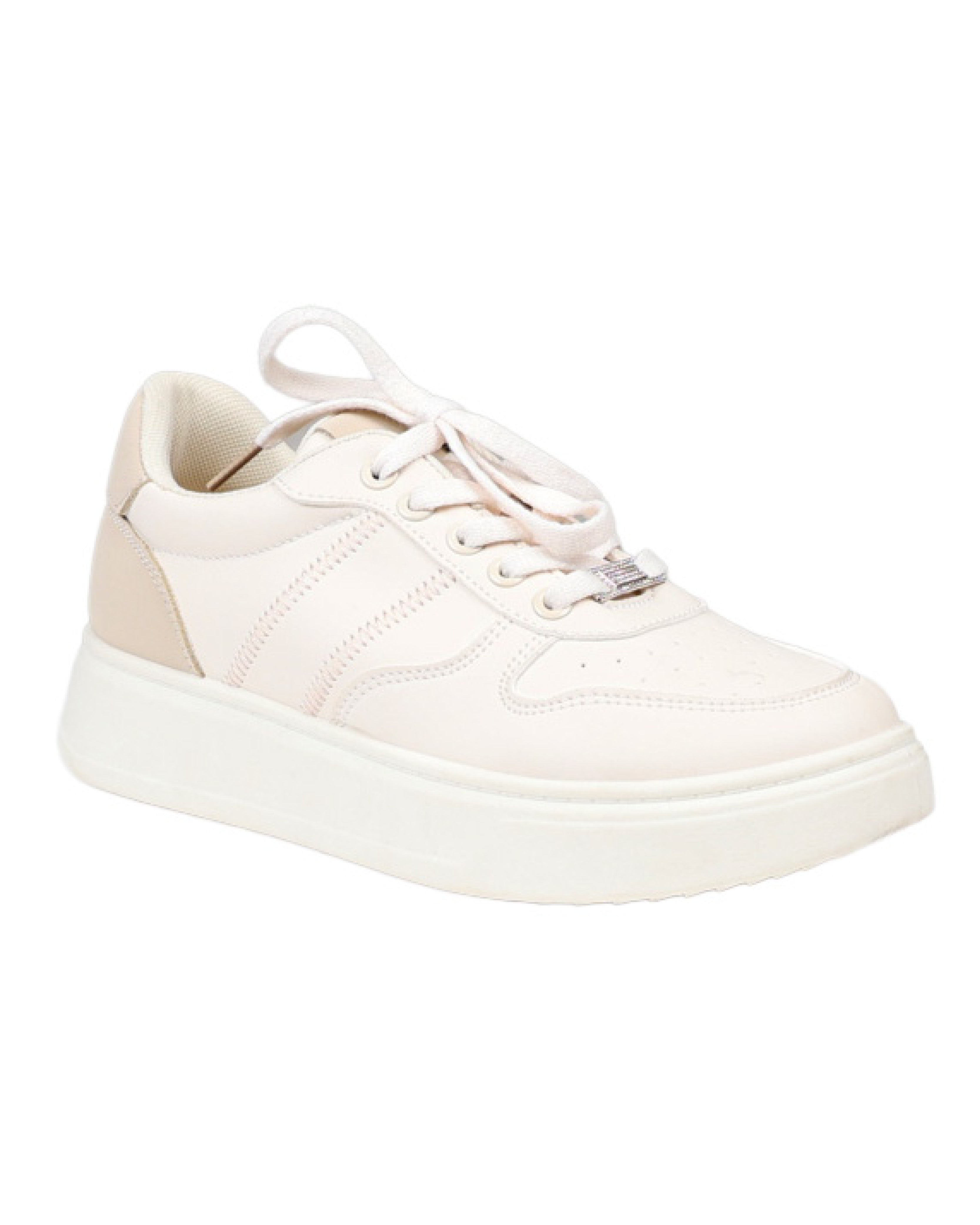 Stitch Detail Platform Sneaker