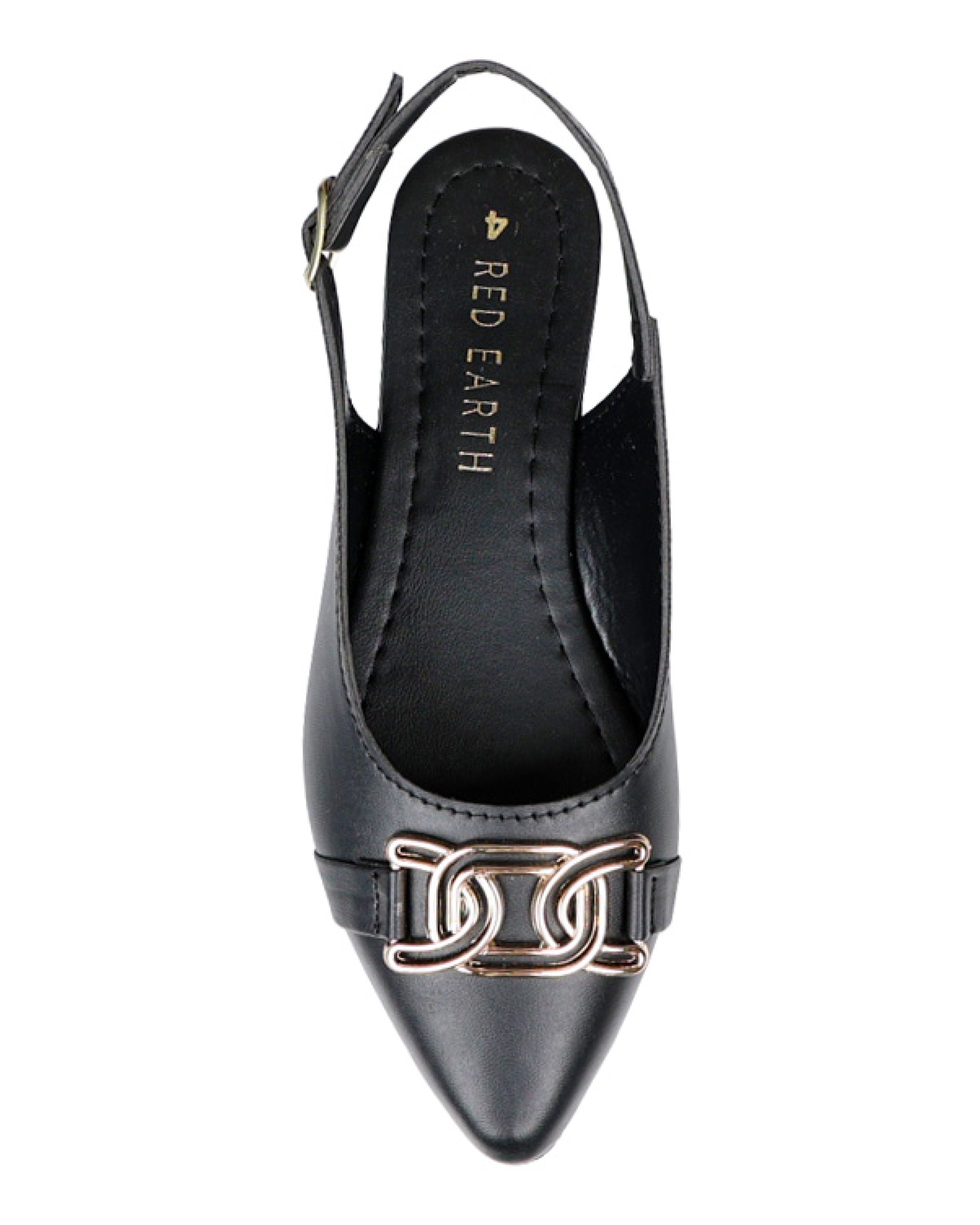 Embellished Slingback Pumps