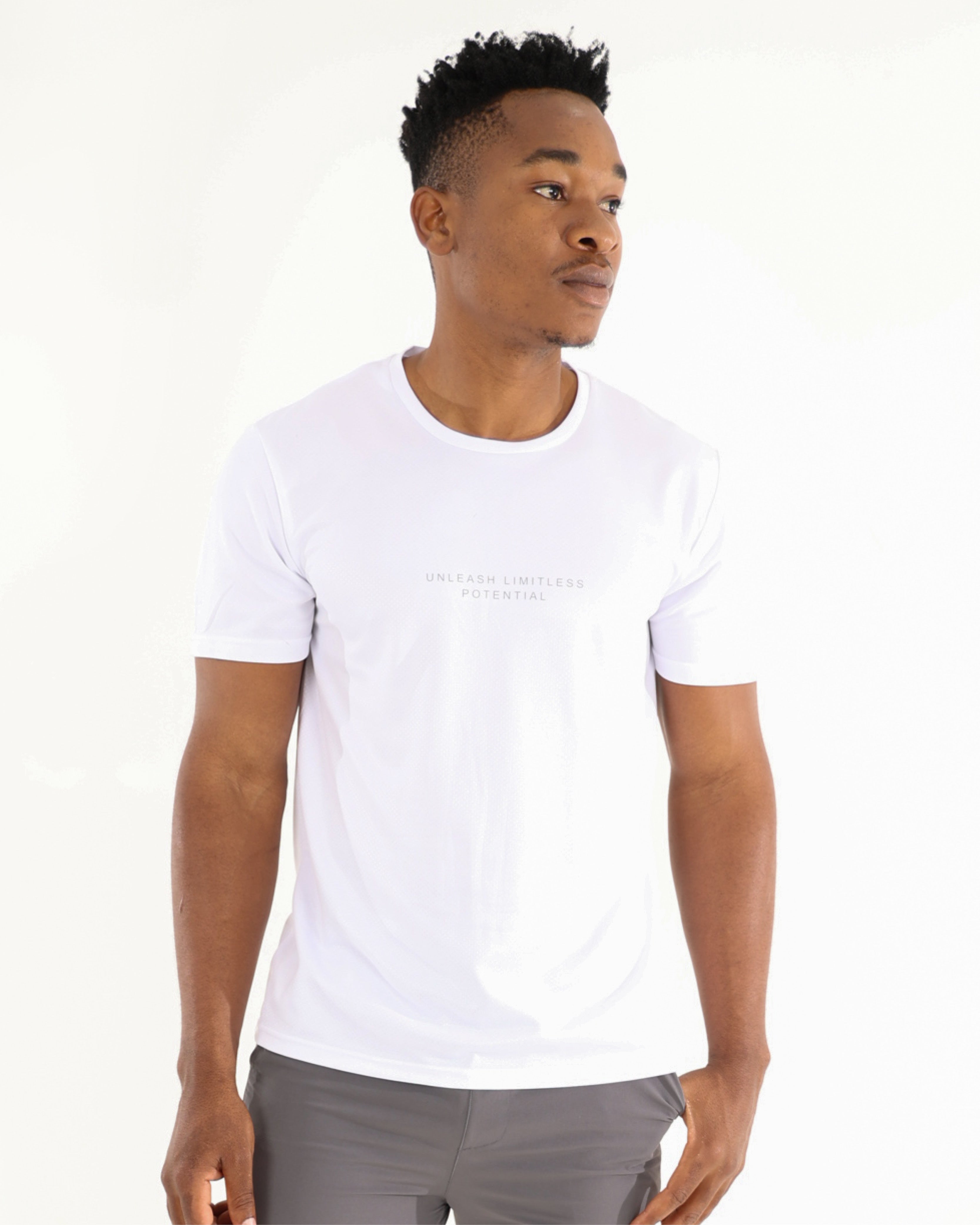 White Short Sleeve Active T-Shirt