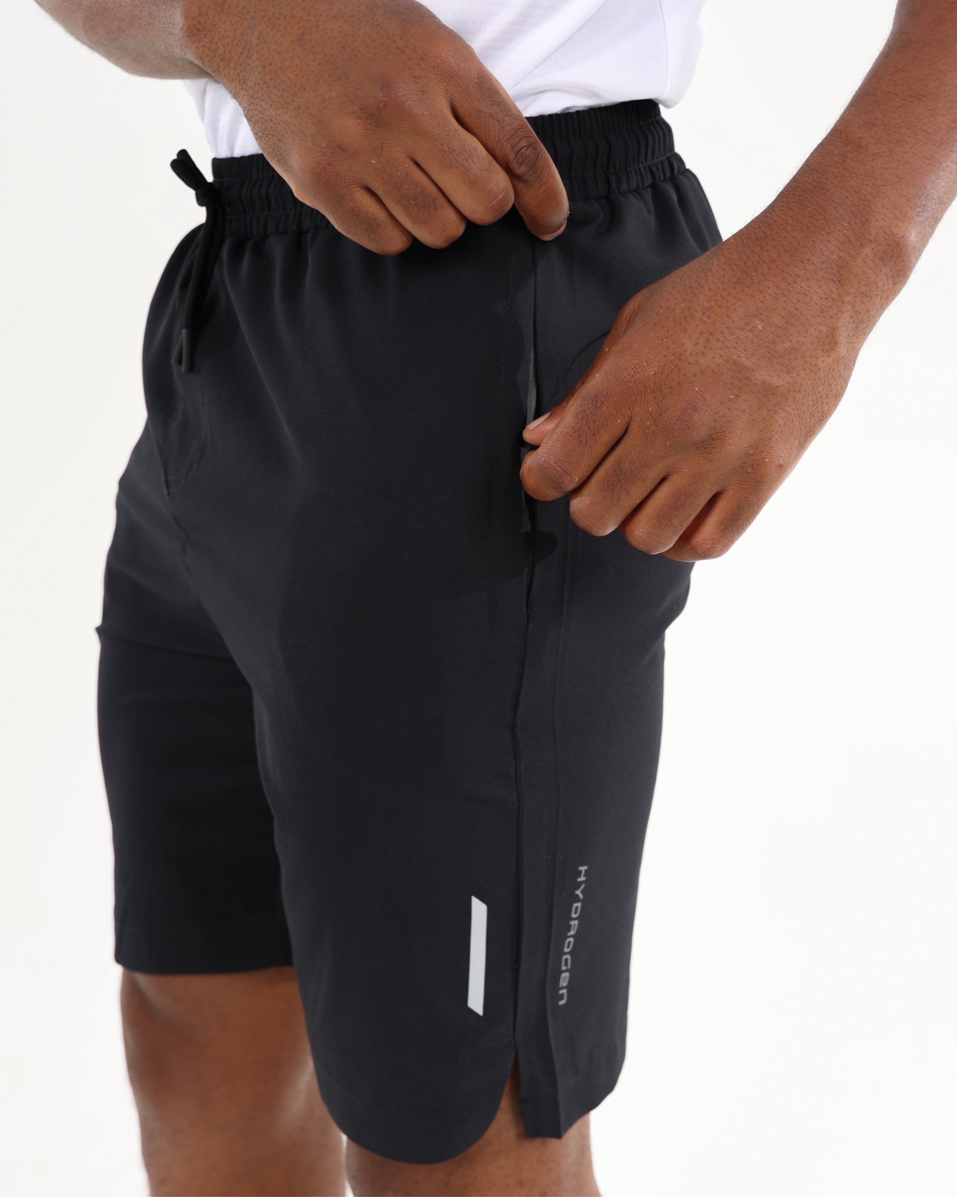 Black Stretch Active Shorts