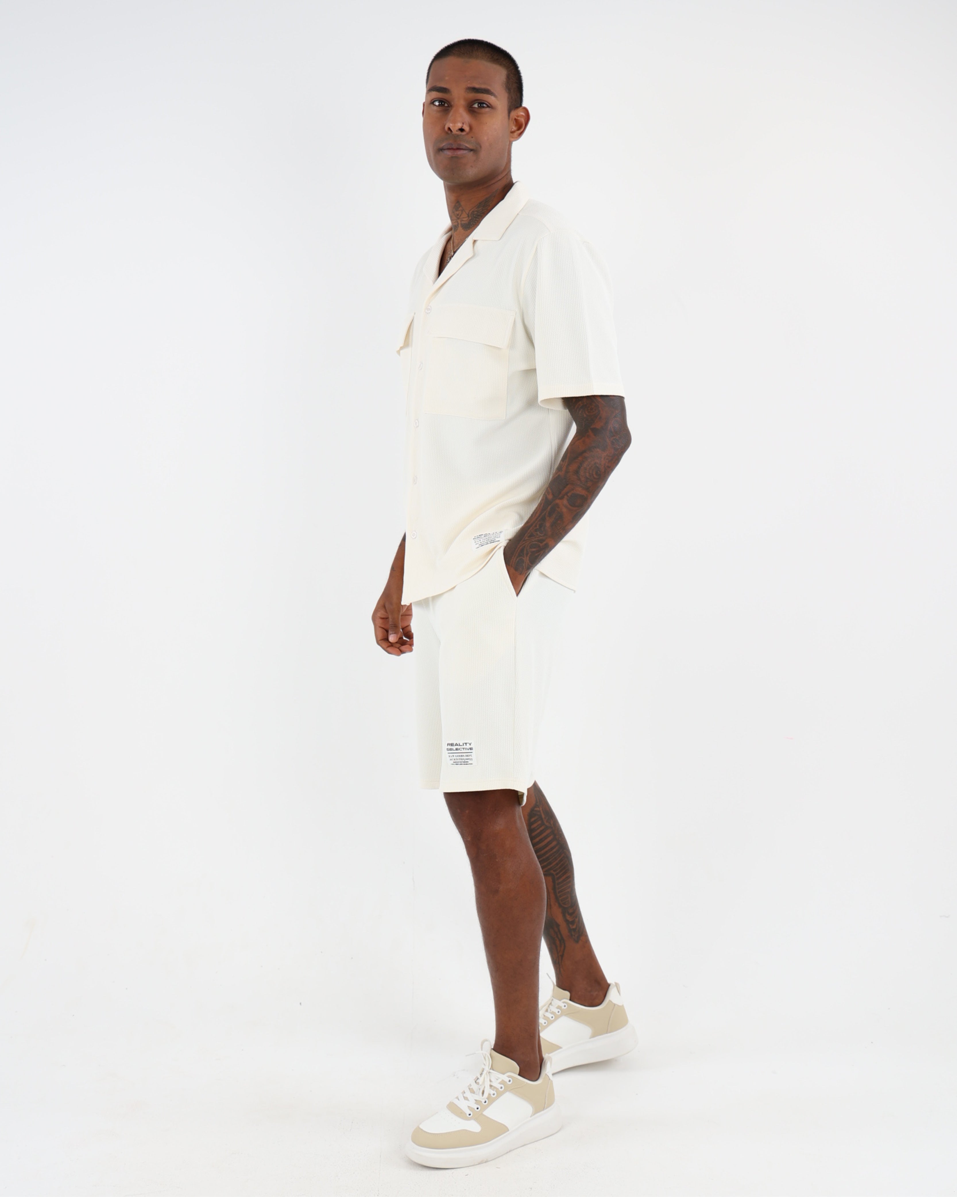 Seersucker Knit Shorts