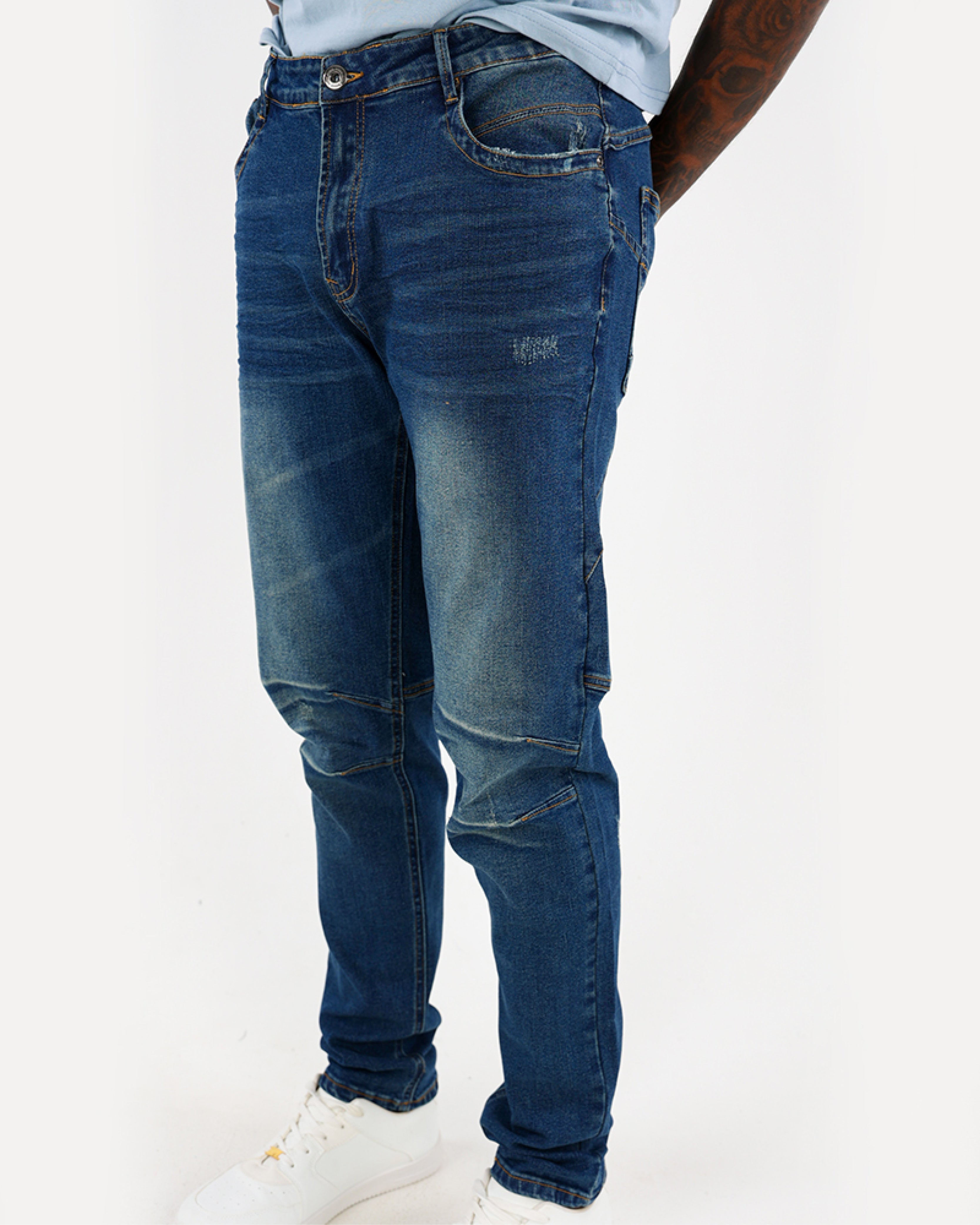 Slim Tapered Fit Dark Indigo Jeans